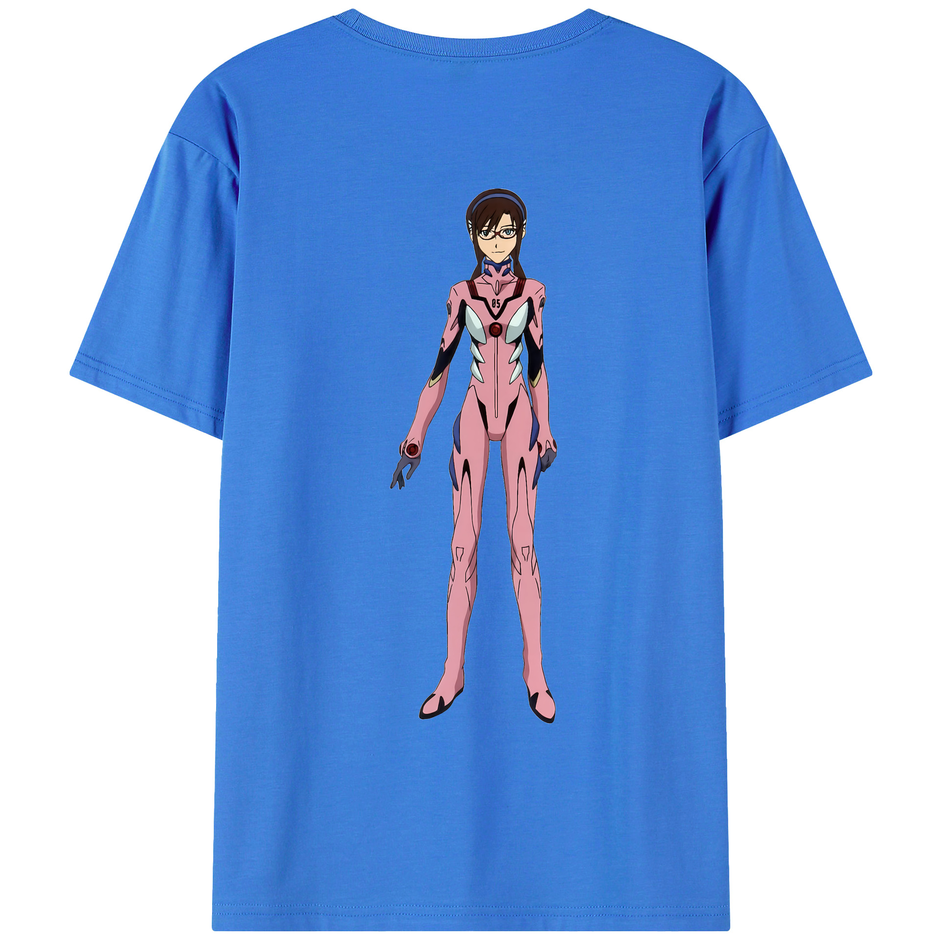（画像用） EVA 新世紀エヴァンゲリオン 綿100％ メンズ半袖Tシャツ（バックプリント） 通気性