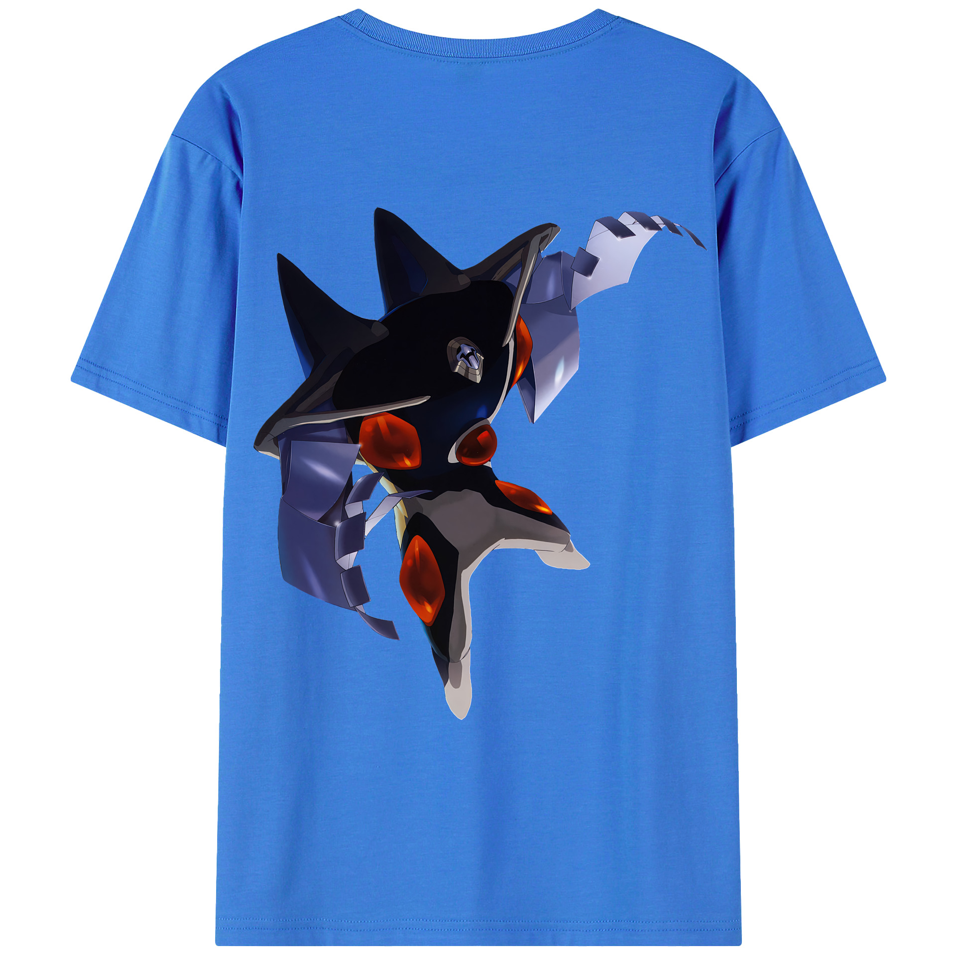 （画像用） EVA 新世紀エヴァンゲリオン 綿100％ メンズ半袖Tシャツ（バックプリント） 通気性