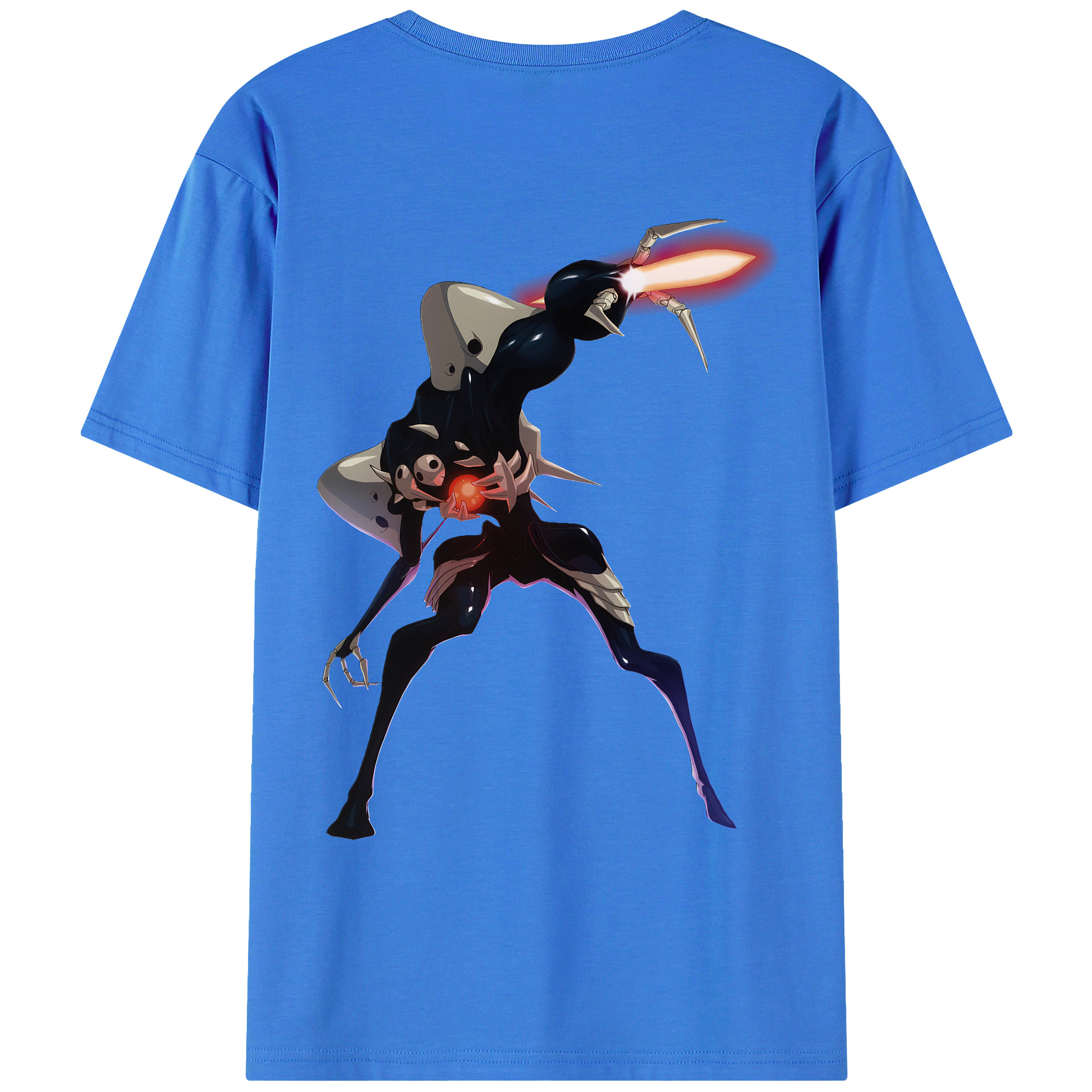 （画像用） EVA 新世紀エヴァンゲリオン 綿100％ メンズ半袖Tシャツ（バックプリント） 通気性
