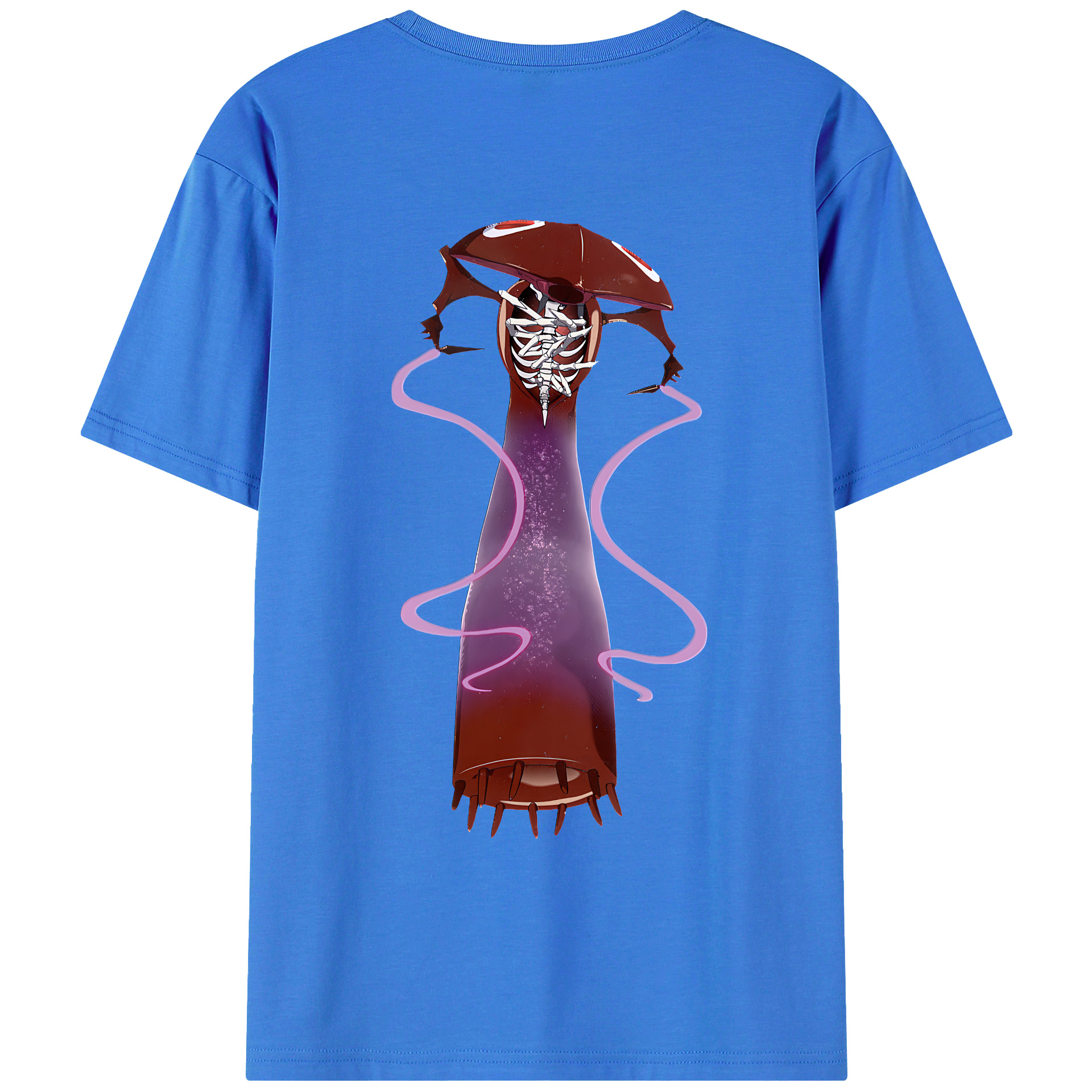 （画像用） EVA 新世紀エヴァンゲリオン 綿100％ メンズ半袖Tシャツ（バックプリント） 通気性