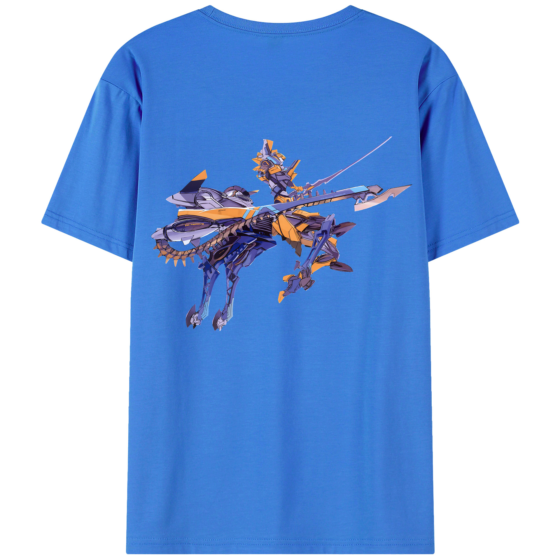（画像用） EVA 新世紀エヴァンゲリオン 綿100％ メンズ半袖Tシャツ（バックプリント） 通気性