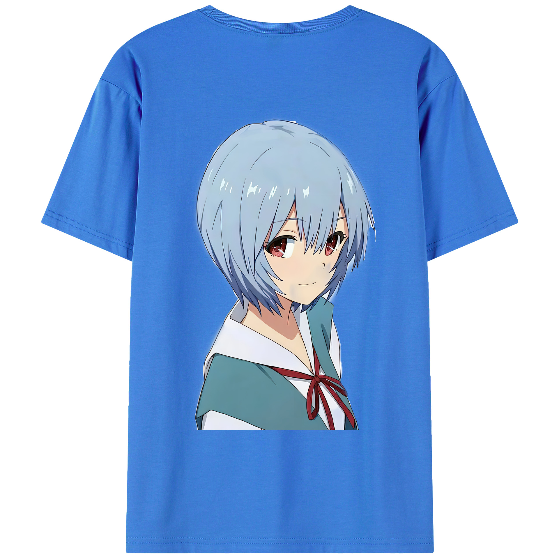 （画像用） EVA 新世紀エヴァンゲリオン 綿100％ メンズ半袖Tシャツ（バックプリント） 通気性