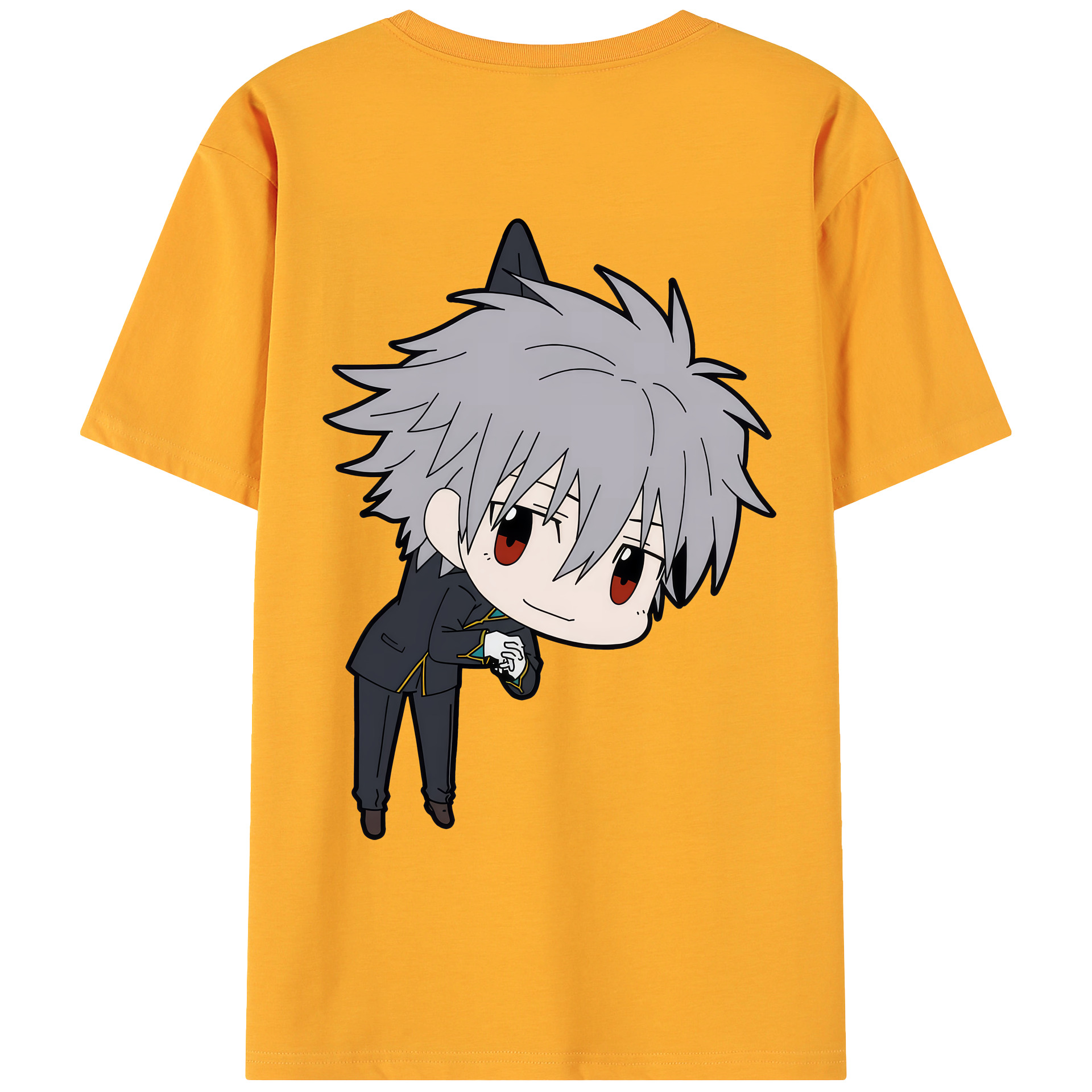 （画像用） EVA 新世紀エヴァンゲリオン 綿100％ メンズ半袖Tシャツ（バックプリント） 通気性