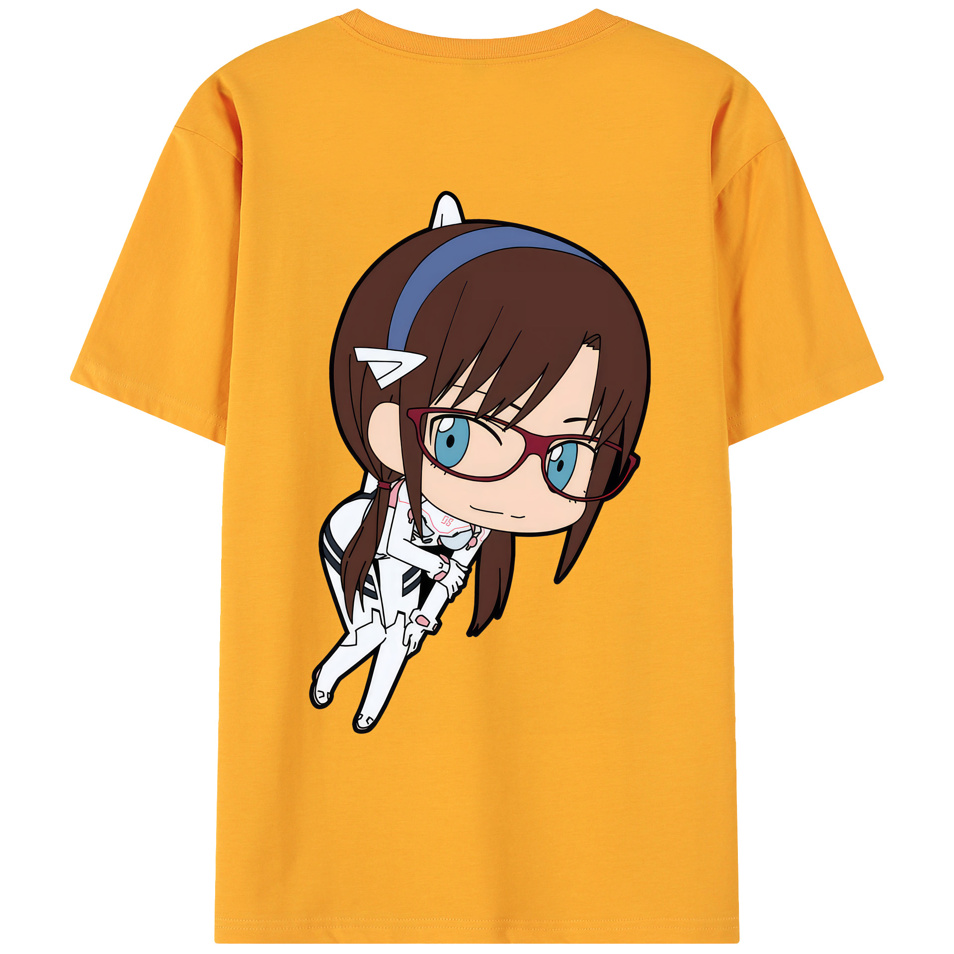 （画像用） EVA 新世紀エヴァンゲリオン 綿100％ メンズ半袖Tシャツ（バックプリント） 通気性