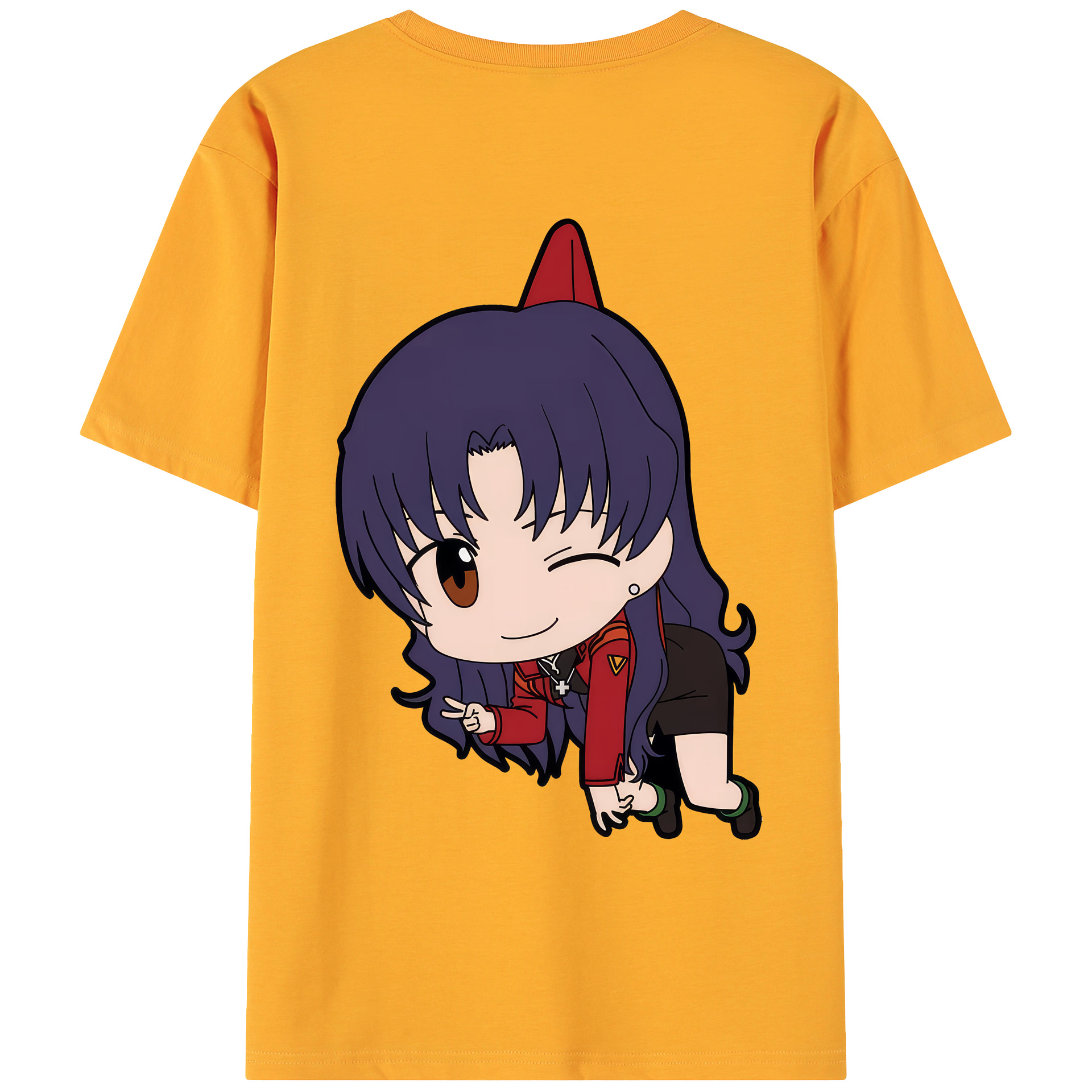 （画像用） EVA 新世紀エヴァンゲリオン 綿100％ メンズ半袖Tシャツ（バックプリント） 通気性
