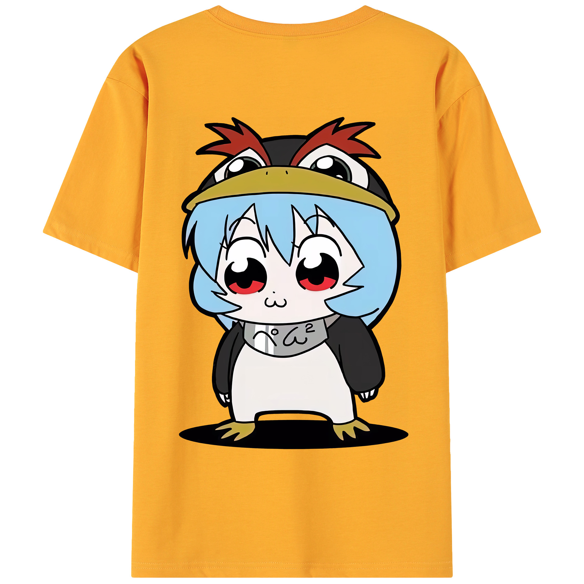 （画像用） EVA 新世紀エヴァンゲリオン 綿100％ メンズ半袖Tシャツ（バックプリント） 通気性
