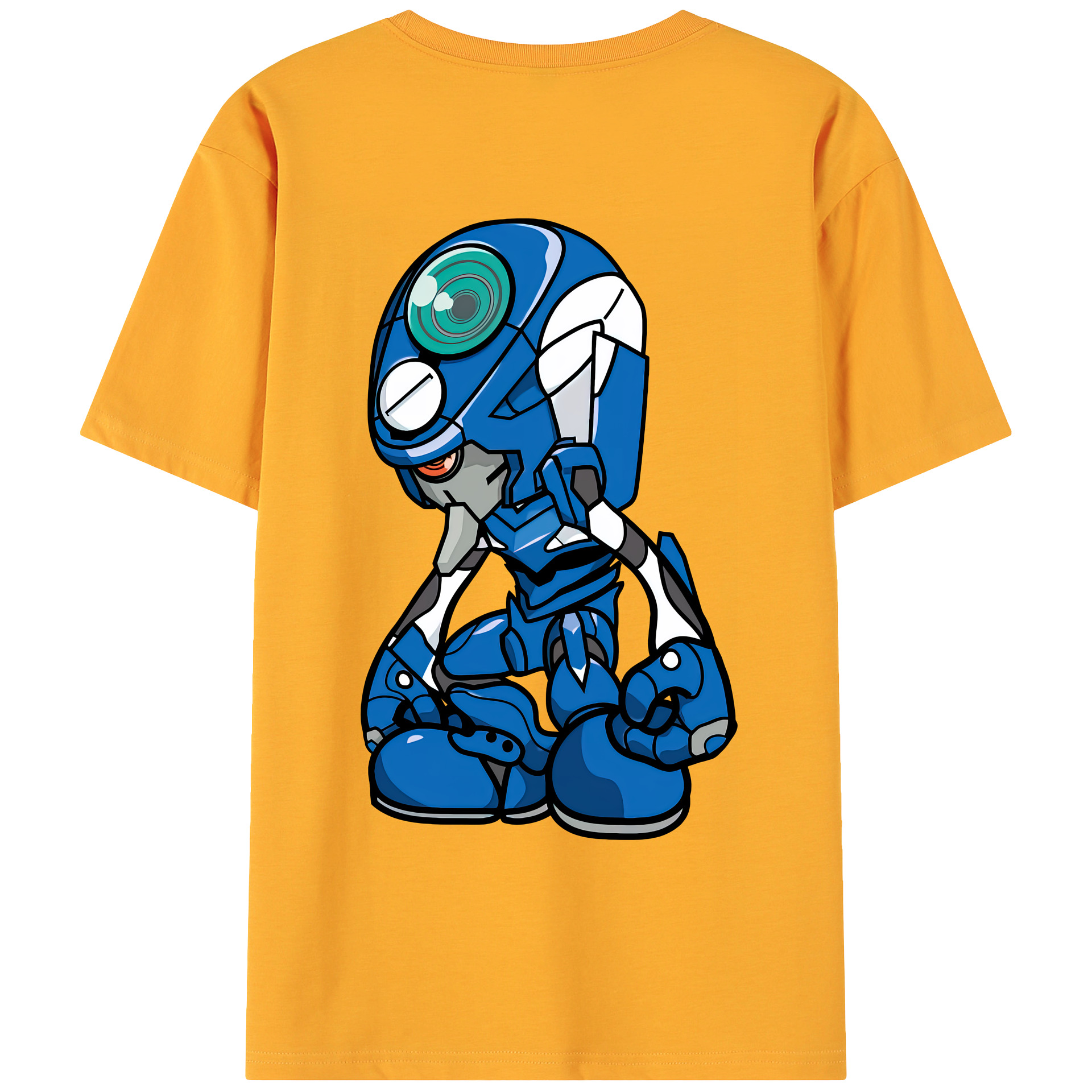 （画像用） EVA 新世紀エヴァンゲリオン 綿100％ メンズ半袖Tシャツ（バックプリント） 通気性