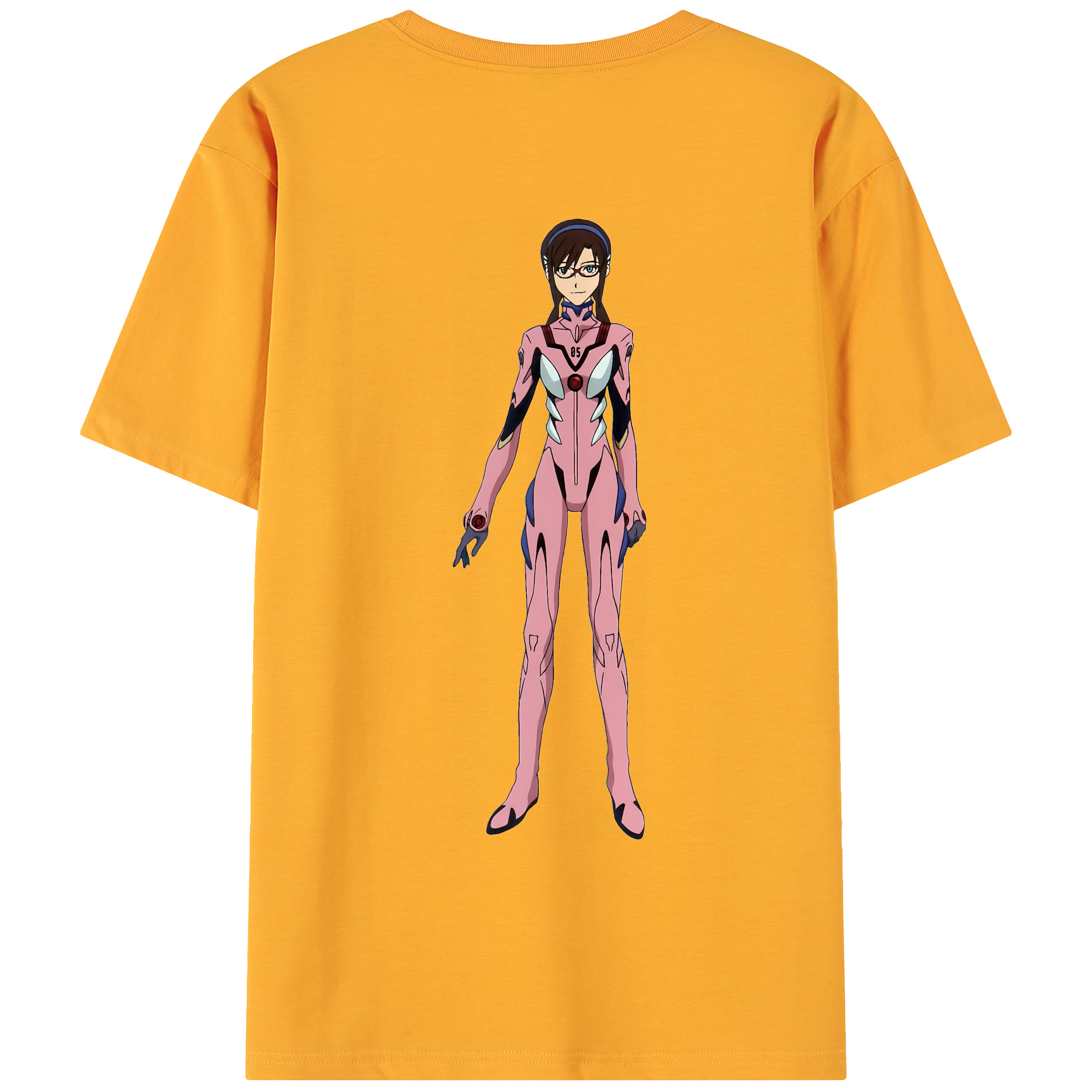 （画像用） EVA 新世紀エヴァンゲリオン 綿100％ メンズ半袖Tシャツ（バックプリント） 通気性