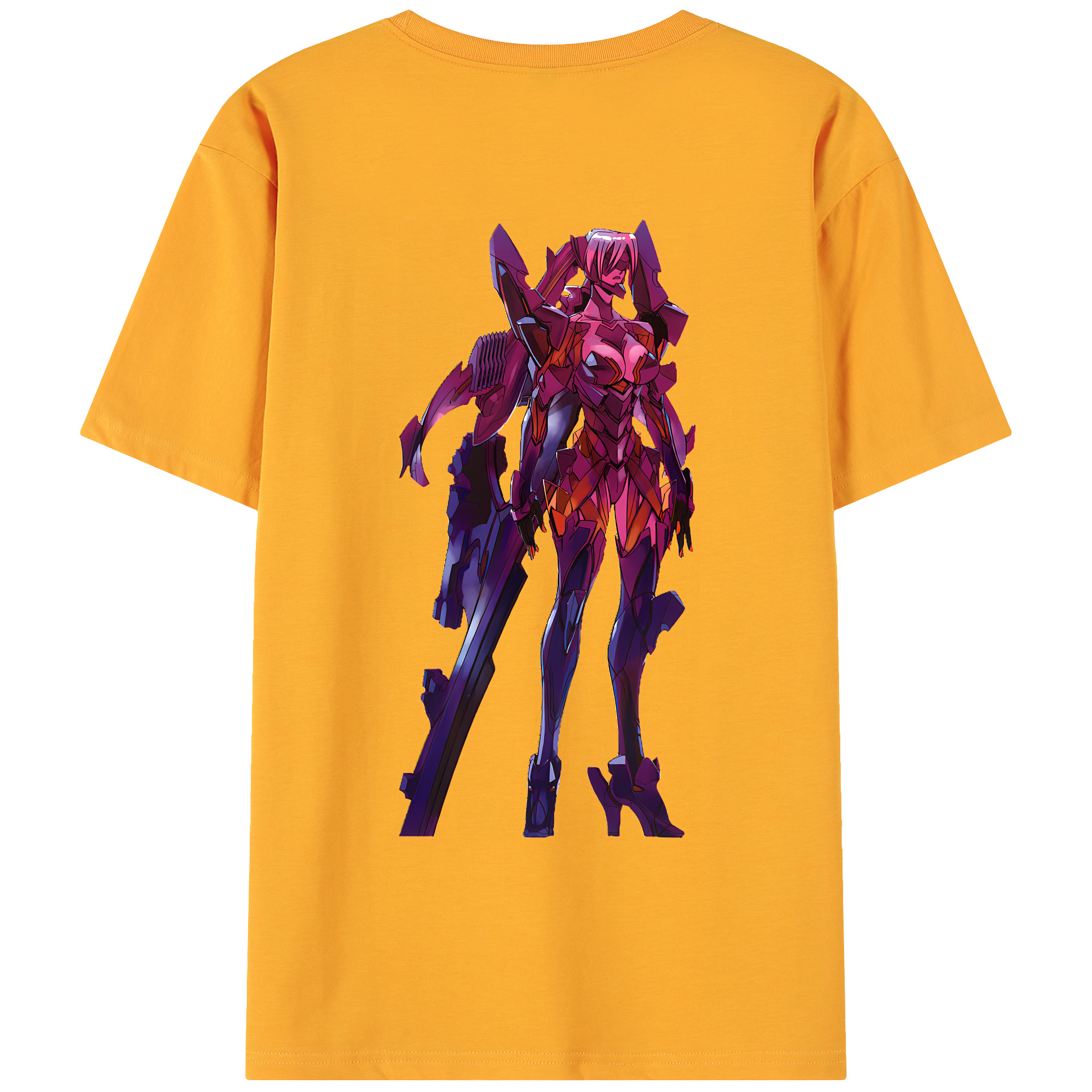 （画像用） EVA 新世紀エヴァンゲリオン 綿100％ メンズ半袖Tシャツ（バックプリント） 通気性