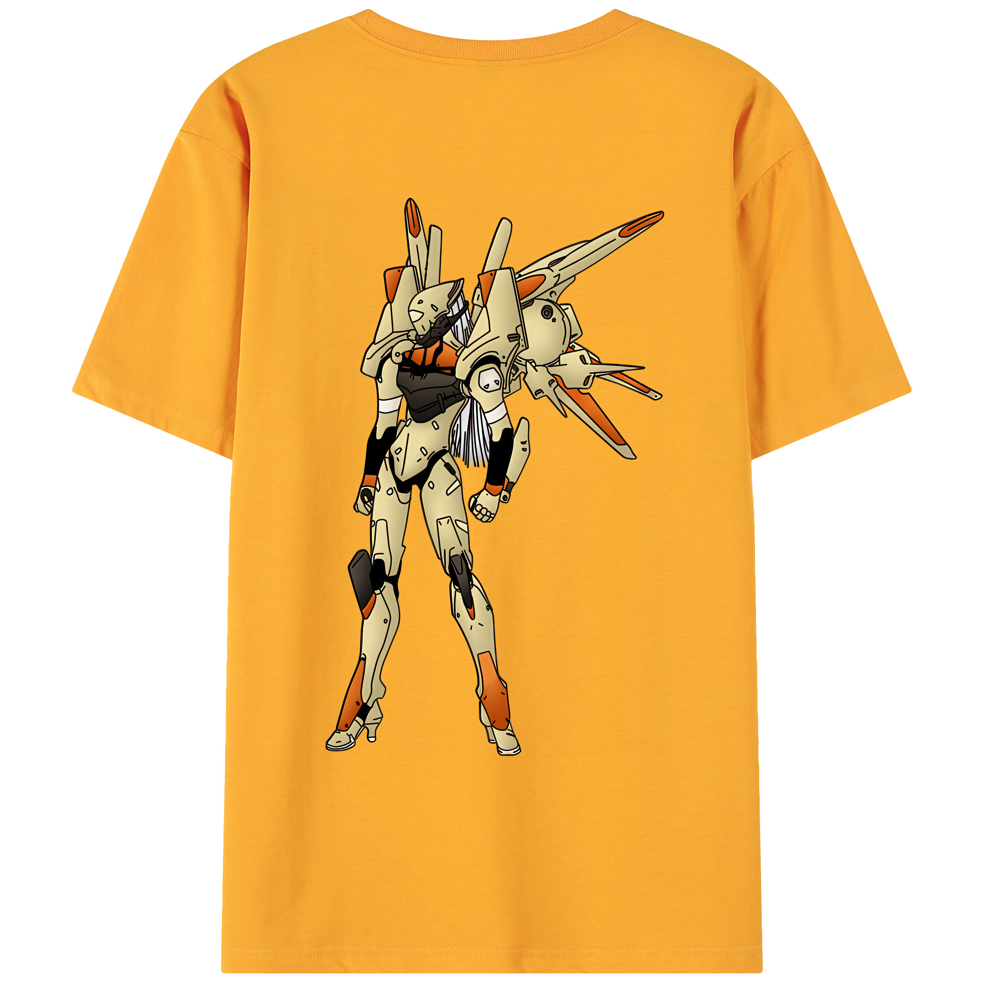 （画像用） EVA 新世紀エヴァンゲリオン 綿100％ メンズ半袖Tシャツ（バックプリント） 通気性