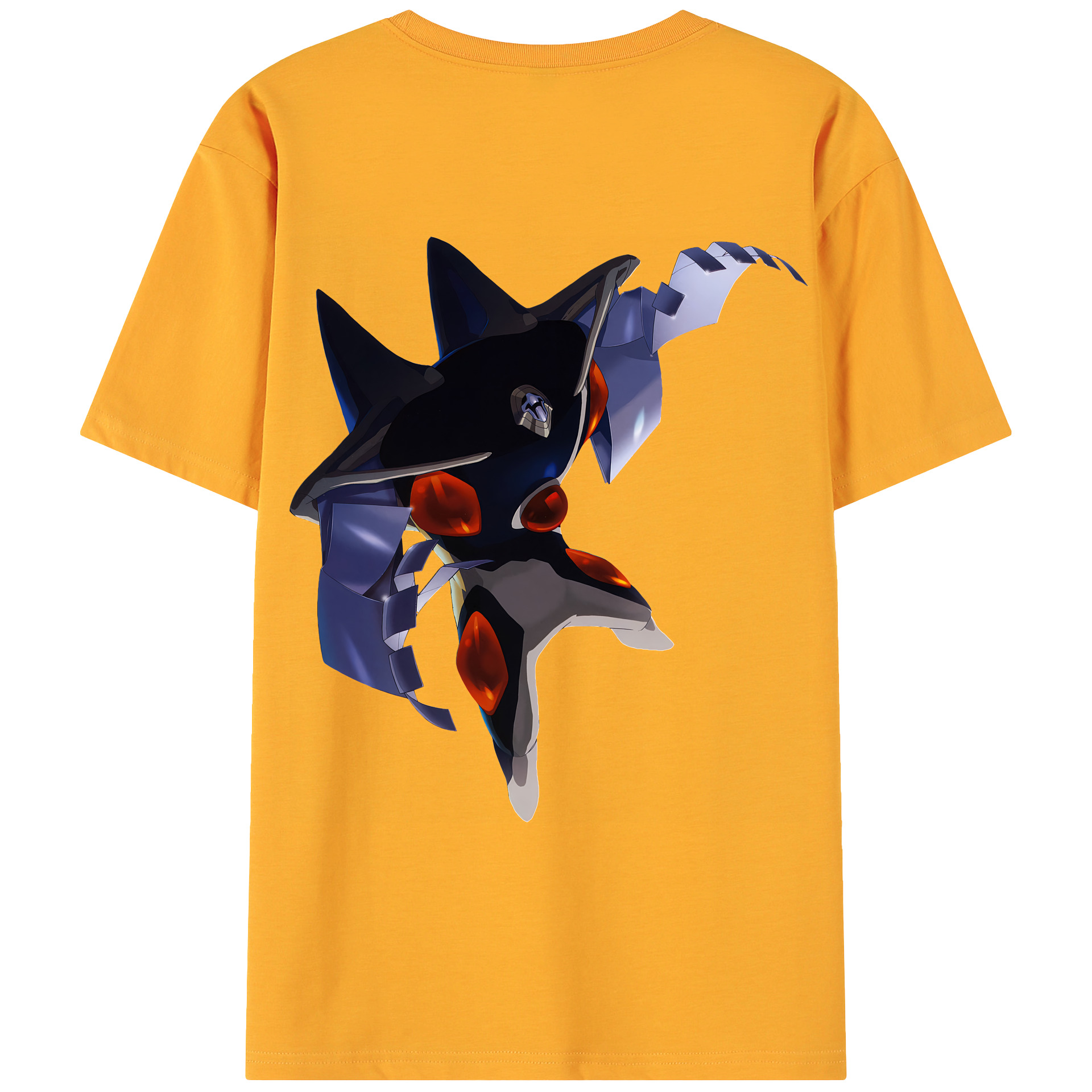 （画像用） EVA 新世紀エヴァンゲリオン 綿100％ メンズ半袖Tシャツ（バックプリント） 通気性