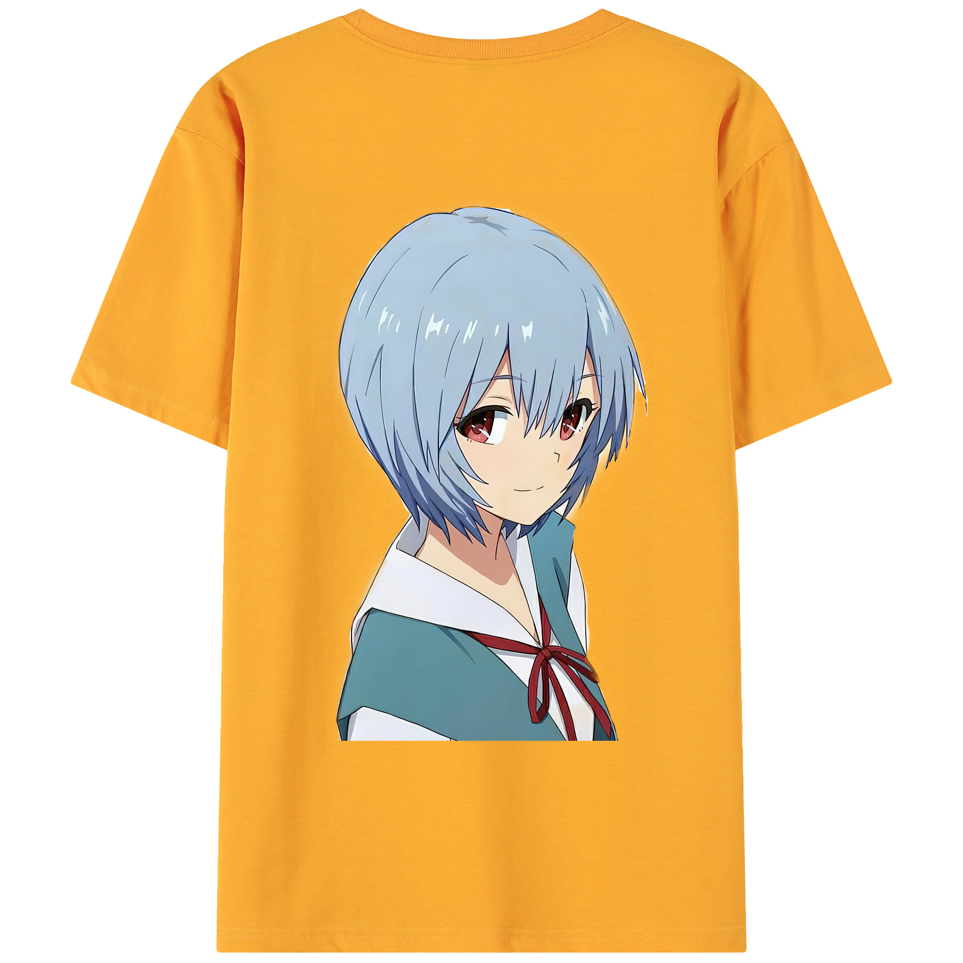 （画像用） EVA 新世紀エヴァンゲリオン 綿100％ メンズ半袖Tシャツ（バックプリント） 通気性