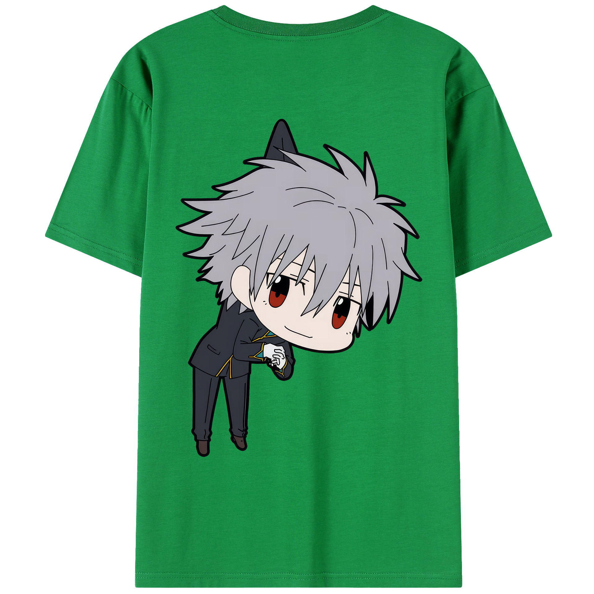 （画像用） EVA 新世紀エヴァンゲリオン 綿100％ メンズ半袖Tシャツ（バックプリント） 通気性