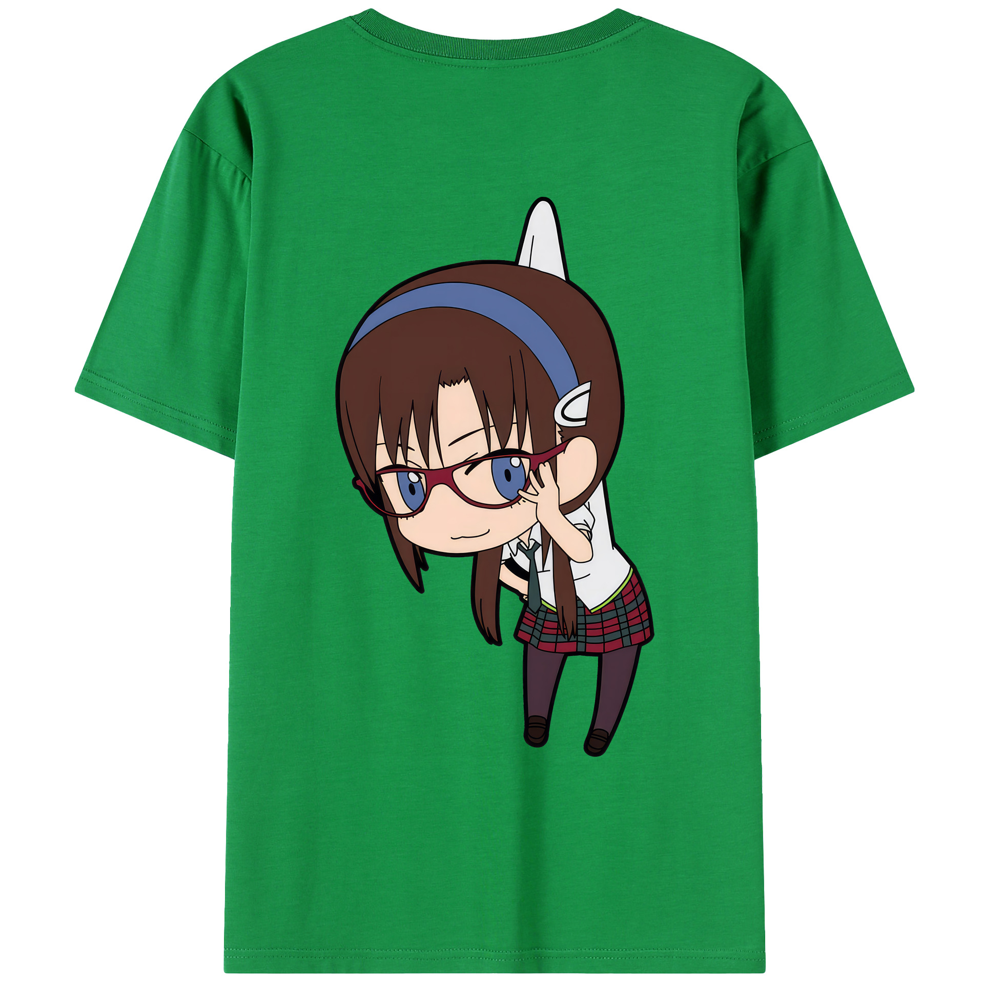 （画像用） EVA 新世紀エヴァンゲリオン 綿100％ メンズ半袖Tシャツ（バックプリント） 通気性