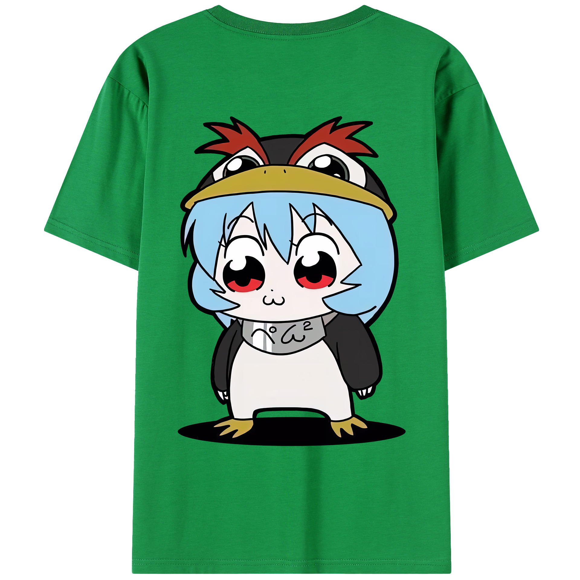（画像用） EVA 新世紀エヴァンゲリオン 綿100％ メンズ半袖Tシャツ（バックプリント） 通気性