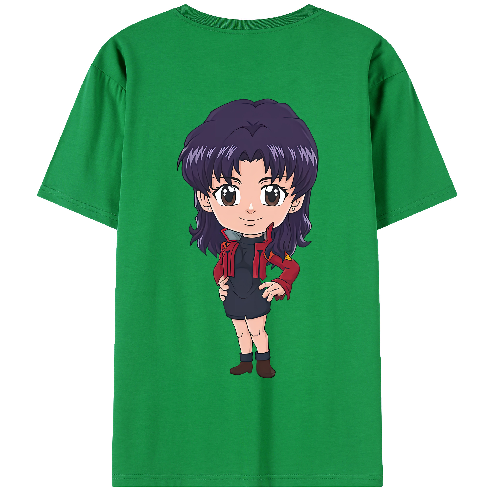 （画像用） EVA 新世紀エヴァンゲリオン 綿100％ メンズ半袖Tシャツ（バックプリント） 通気性