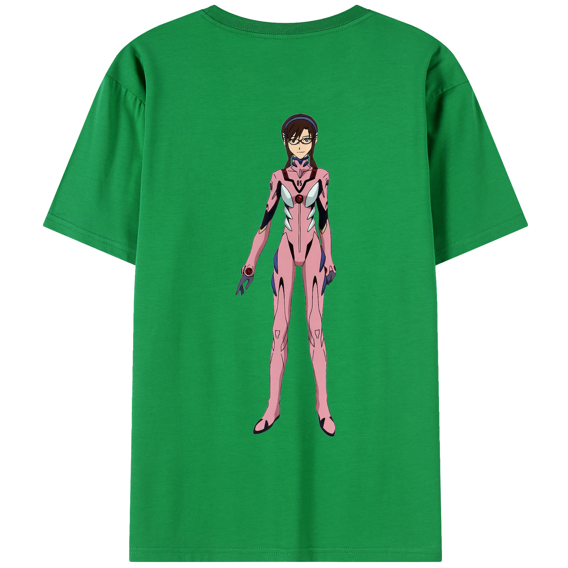 （画像用） EVA 新世紀エヴァンゲリオン 綿100％ メンズ半袖Tシャツ（バックプリント） 通気性