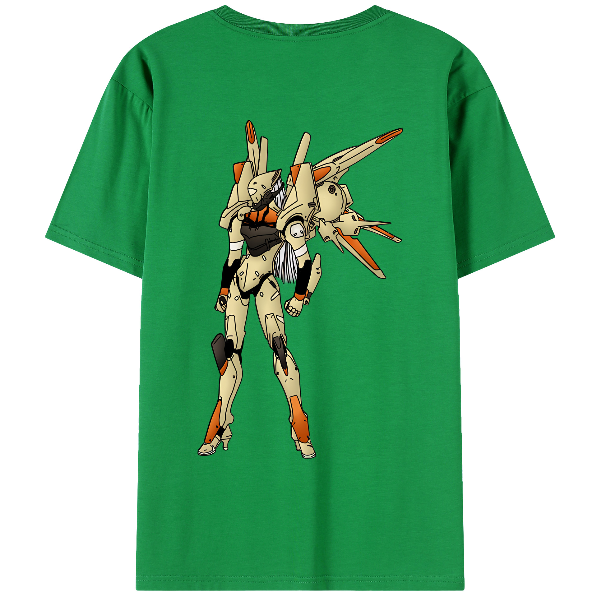 （画像用） EVA 新世紀エヴァンゲリオン 綿100％ メンズ半袖Tシャツ（バックプリント） 通気性