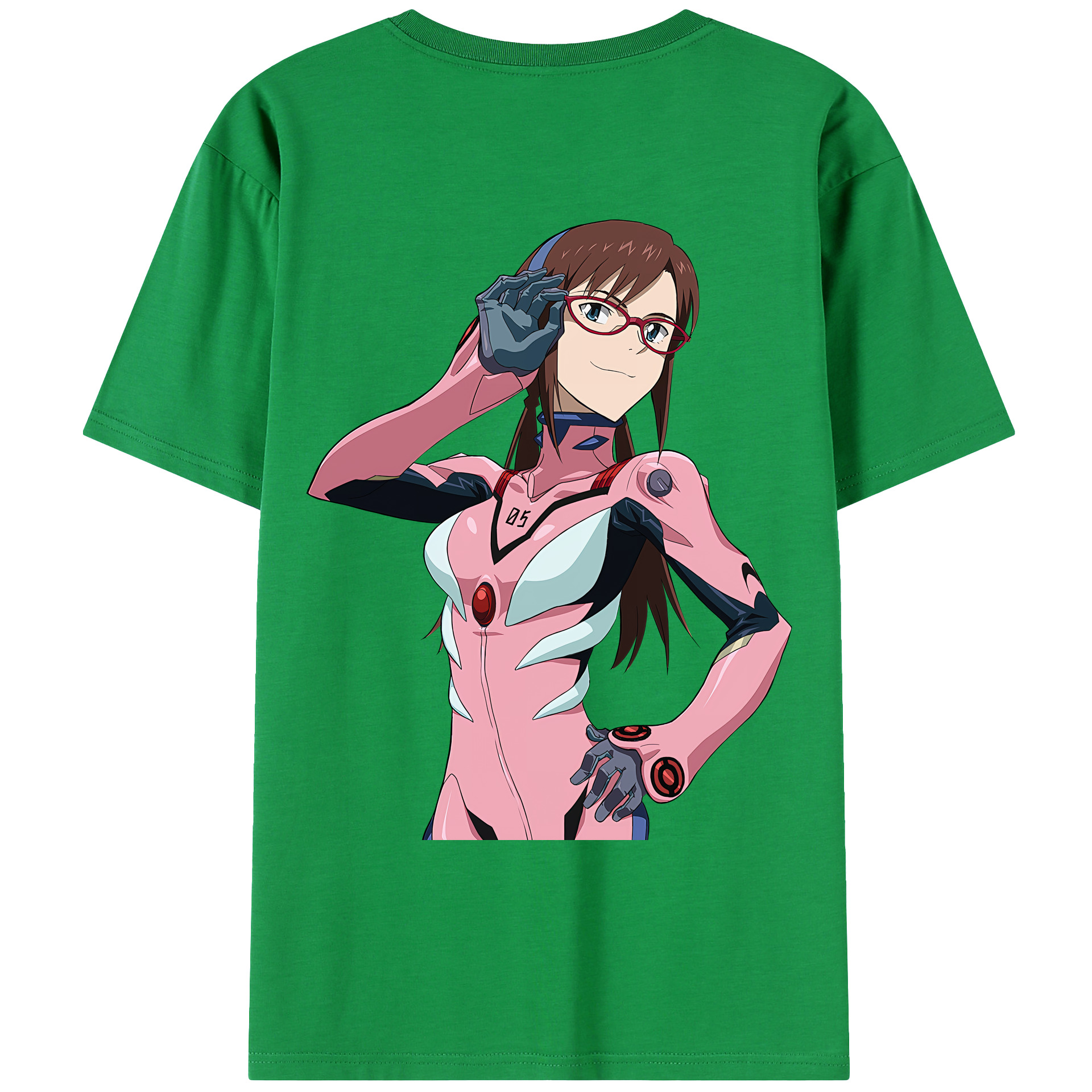 （画像用） EVA 新世紀エヴァンゲリオン 綿100％ メンズ半袖Tシャツ（バックプリント） 通気性