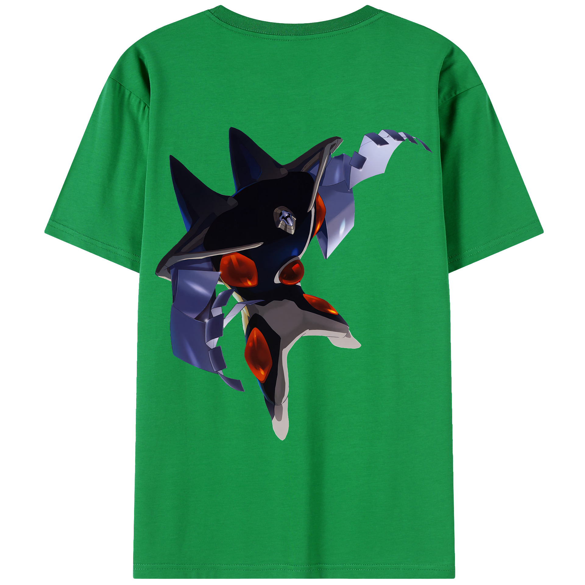 （画像用） EVA 新世紀エヴァンゲリオン 綿100％ メンズ半袖Tシャツ（バックプリント） 通気性