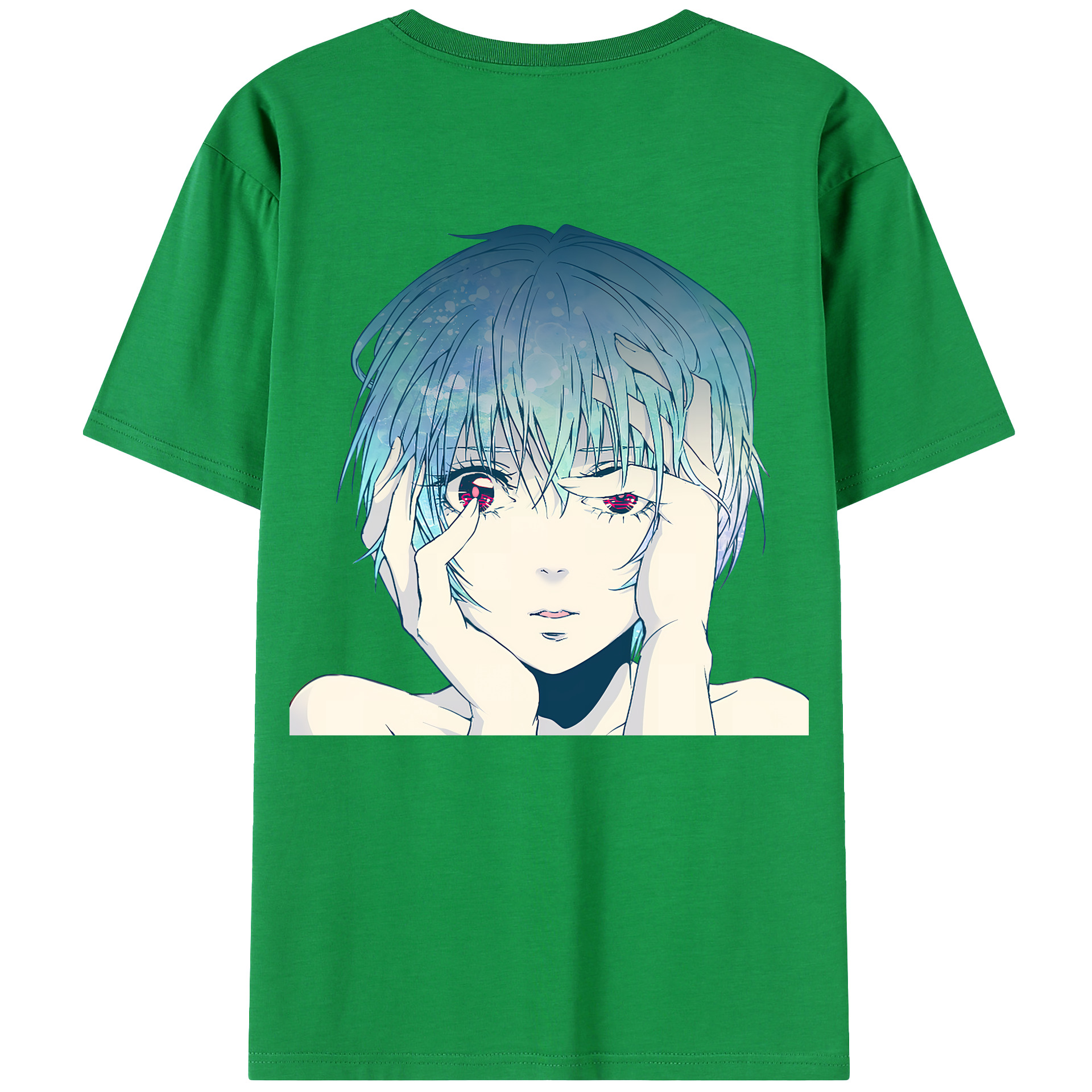 （画像用） EVA 新世紀エヴァンゲリオン 綿100％ メンズ半袖Tシャツ（バックプリント） 通気性