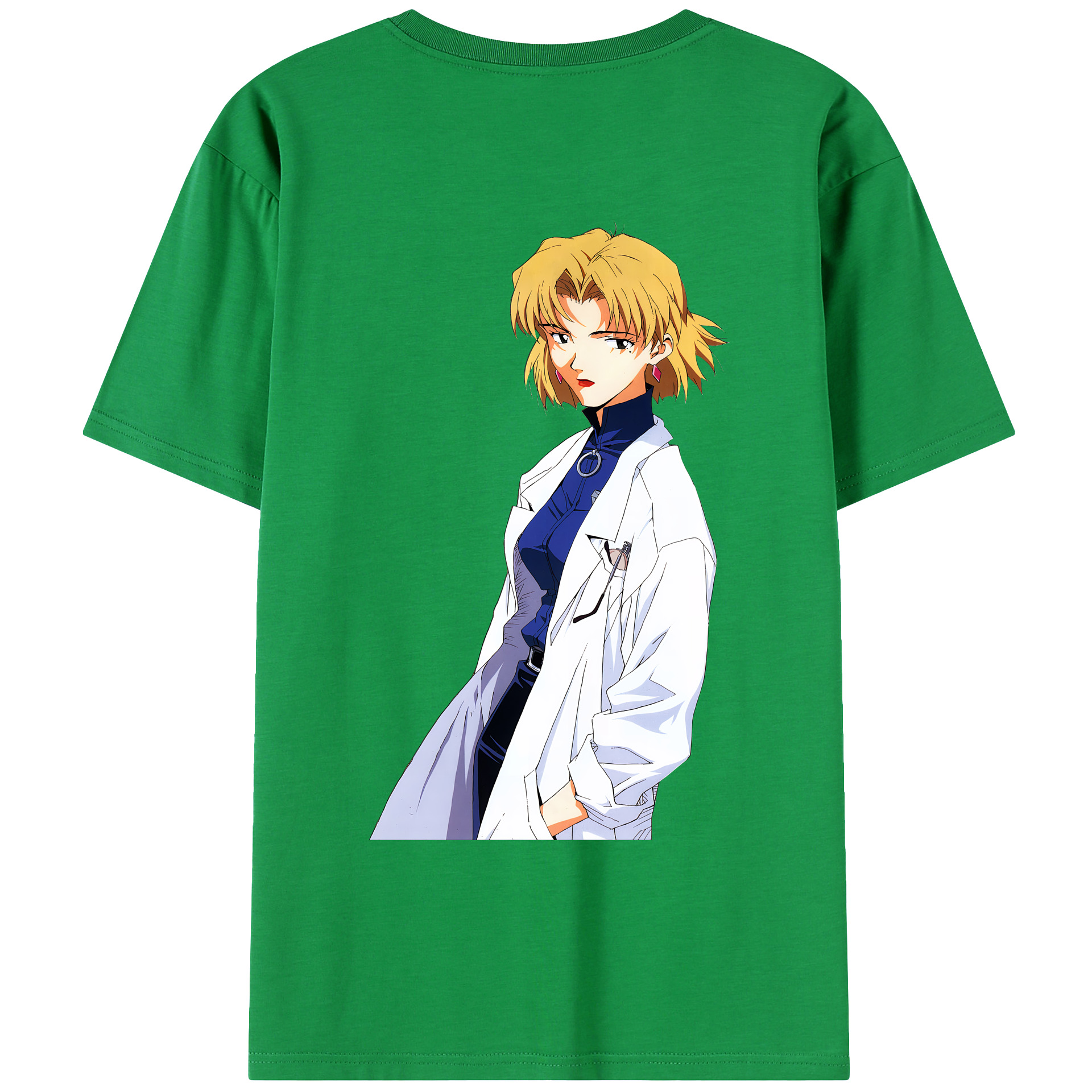 （画像用） EVA 新世紀エヴァンゲリオン 綿100％ メンズ半袖Tシャツ（バックプリント） 通気性