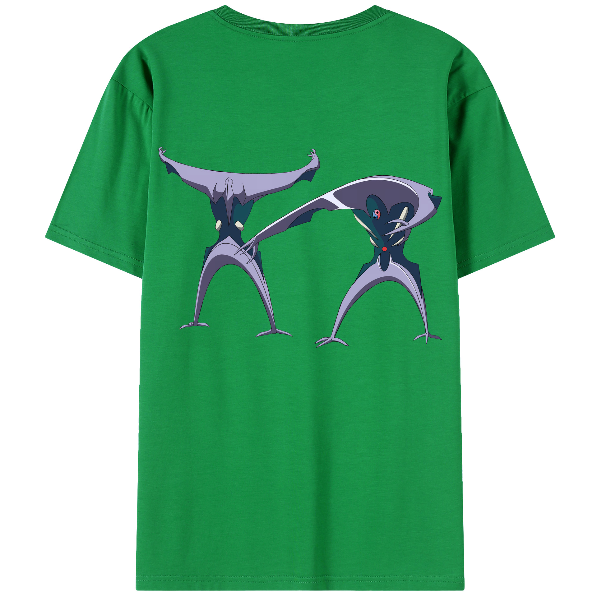 （画像用） EVA 新世紀エヴァンゲリオン 綿100％ メンズ半袖Tシャツ（バックプリント） 通気性