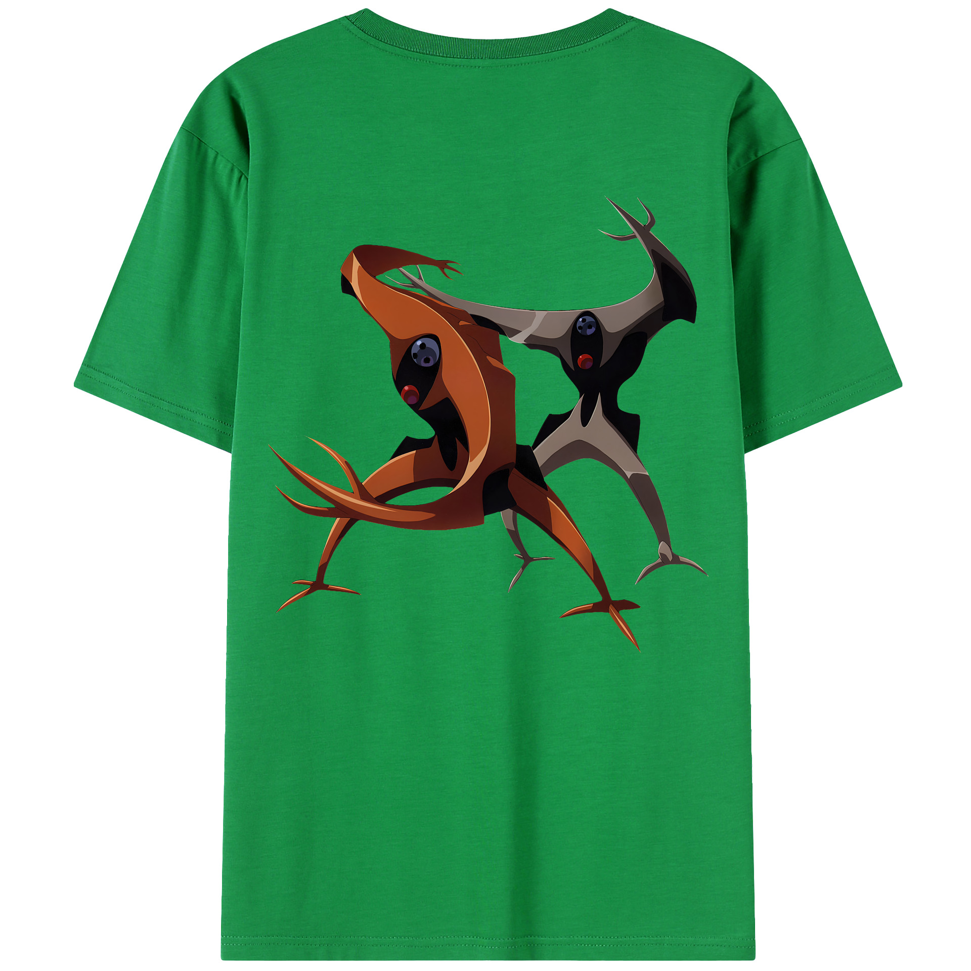 （画像用） EVA 新世紀エヴァンゲリオン 綿100％ メンズ半袖Tシャツ（バックプリント） 通気性