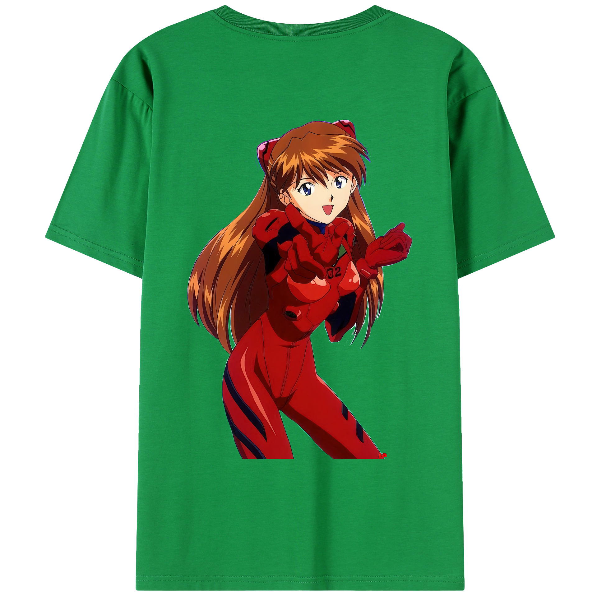 （画像用） EVA 新世紀エヴァンゲリオン 綿100％ メンズ半袖Tシャツ（バックプリント） 通気性