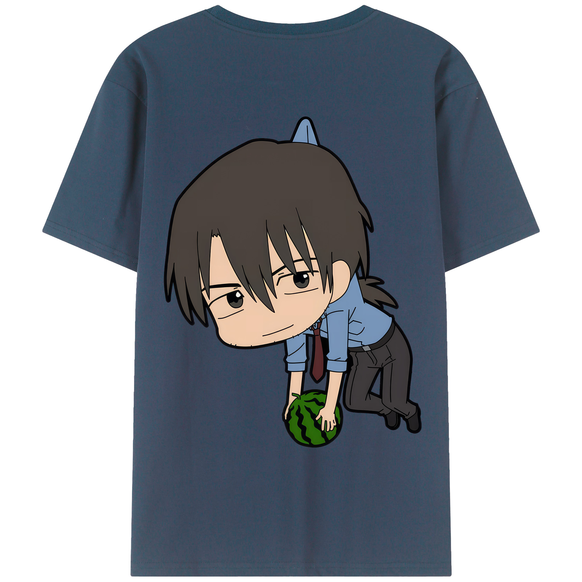 （画像用） EVA 新世紀エヴァンゲリオン 綿100％ メンズ半袖Tシャツ（バックプリント） 通気性