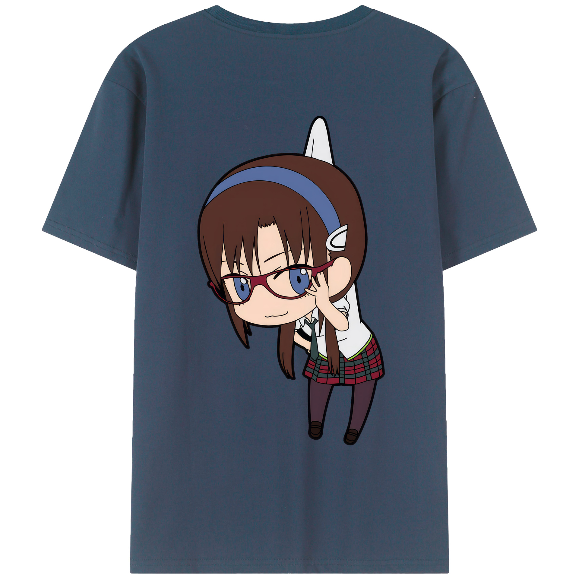 （画像用） EVA 新世紀エヴァンゲリオン 綿100％ メンズ半袖Tシャツ（バックプリント） 通気性