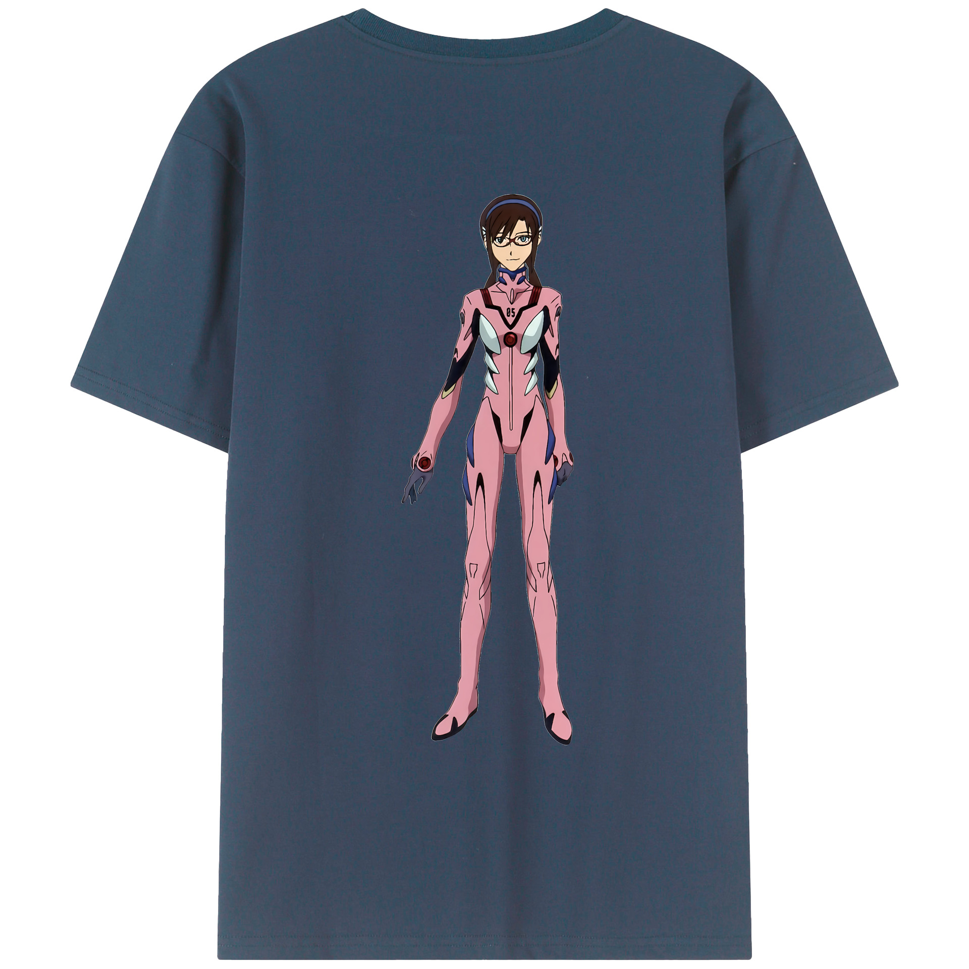 （画像用） EVA 新世紀エヴァンゲリオン 綿100％ メンズ半袖Tシャツ（バックプリント） 通気性