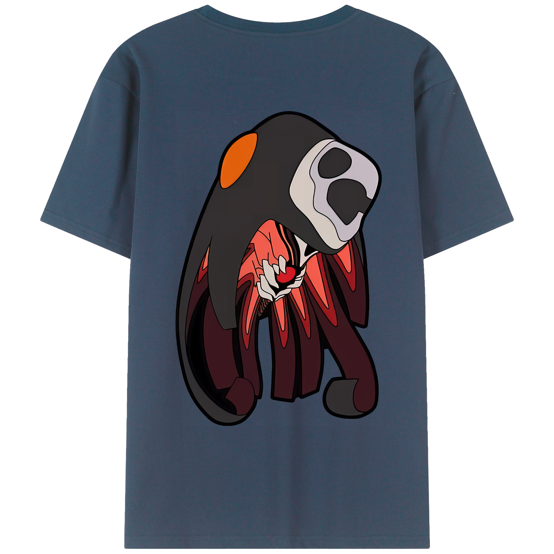 （画像用） EVA 新世紀エヴァンゲリオン 綿100％ メンズ半袖Tシャツ（バックプリント） 通気性