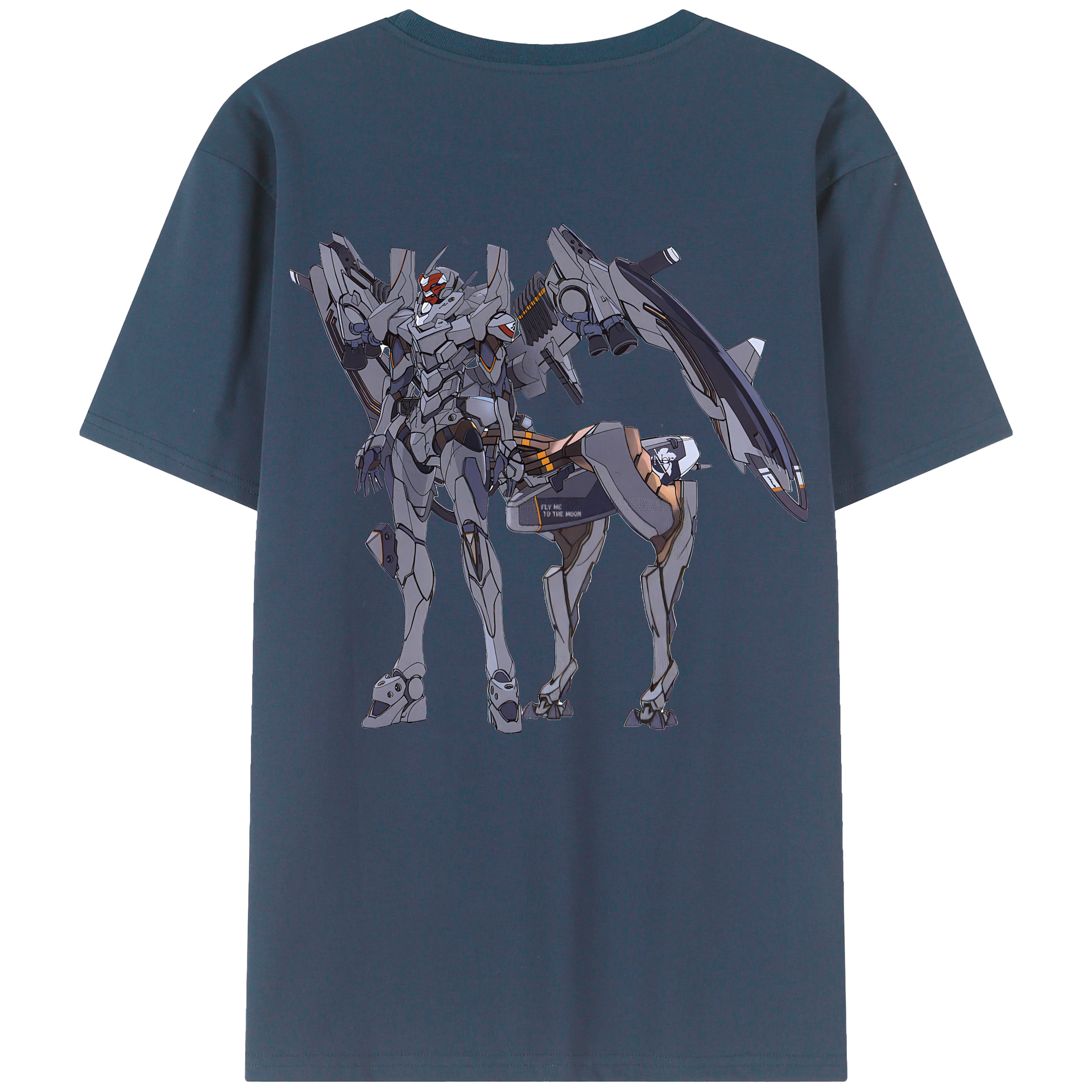 （画像用） EVA 新世紀エヴァンゲリオン 綿100％ メンズ半袖Tシャツ（バックプリント） 通気性