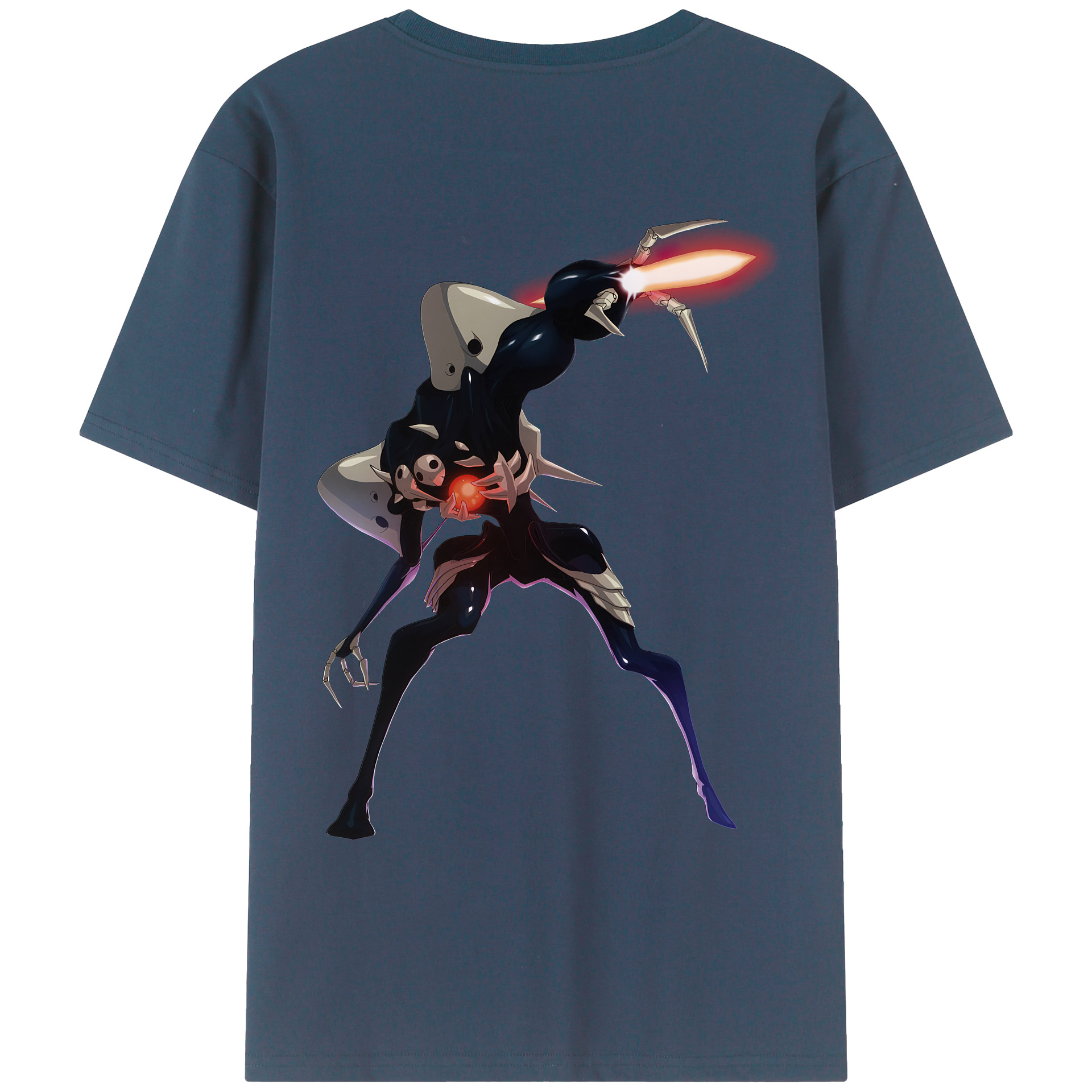 （画像用） EVA 新世紀エヴァンゲリオン 綿100％ メンズ半袖Tシャツ（バックプリント） 通気性