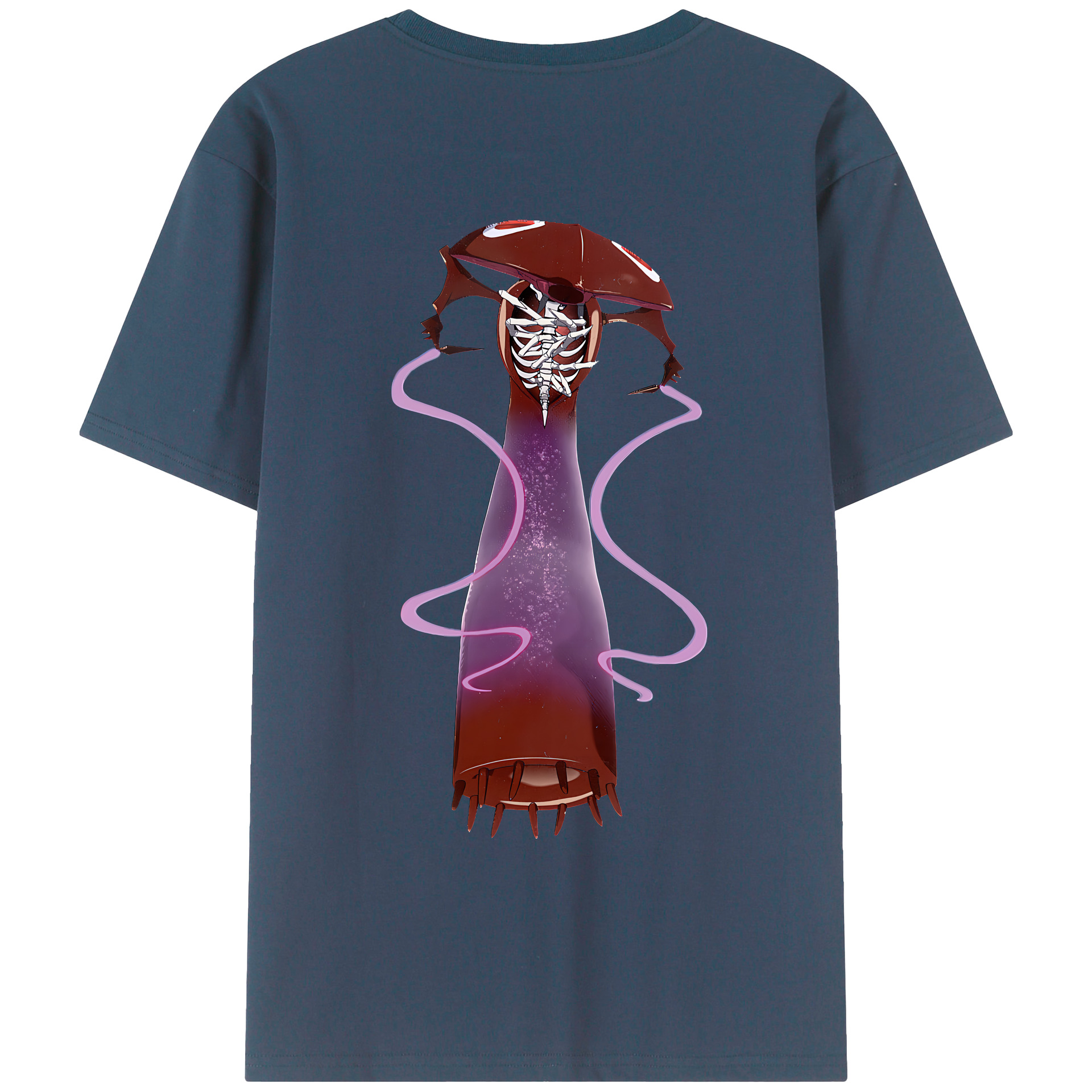 （画像用） EVA 新世紀エヴァンゲリオン 綿100％ メンズ半袖Tシャツ（バックプリント） 通気性