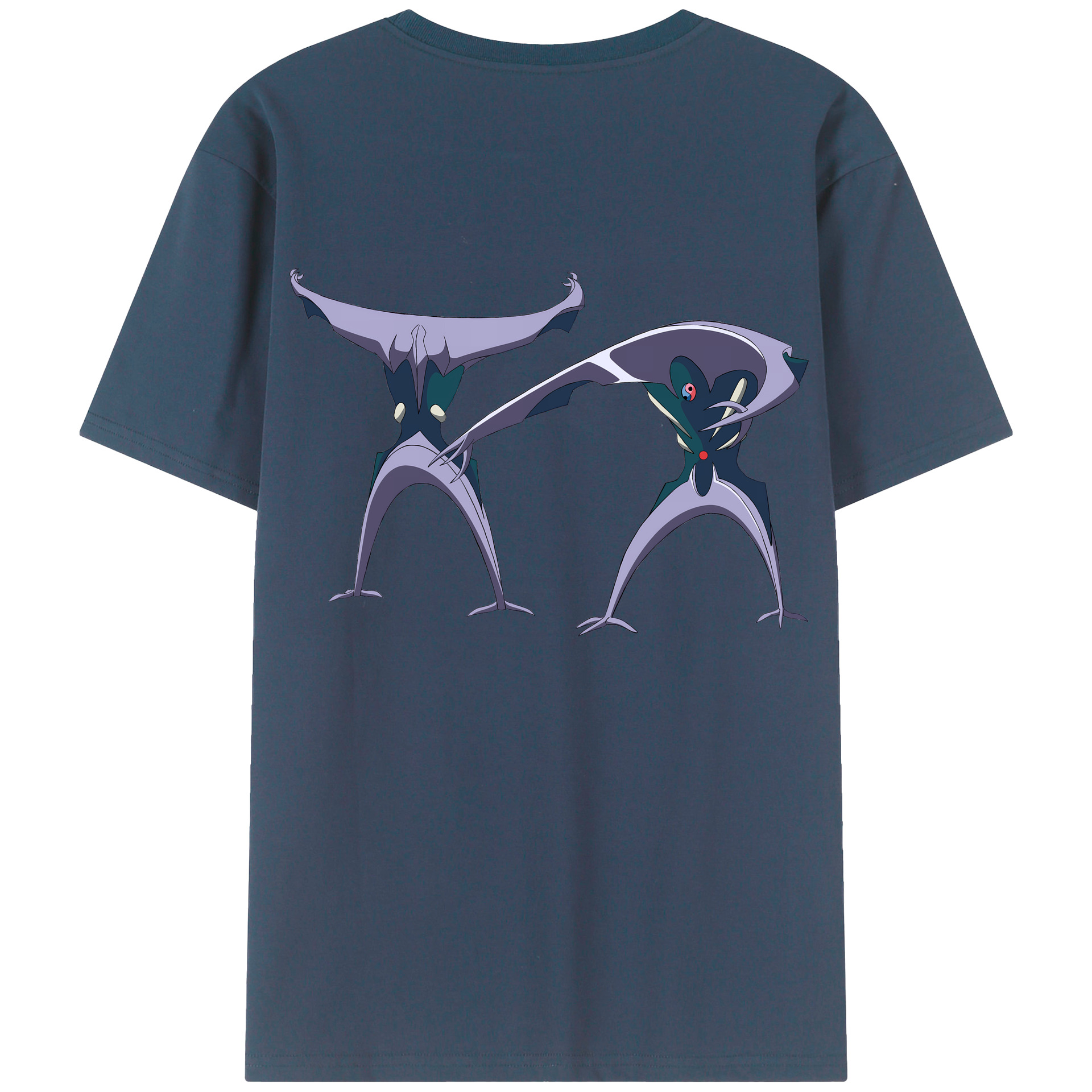 （画像用） EVA 新世紀エヴァンゲリオン 綿100％ メンズ半袖Tシャツ（バックプリント） 通気性