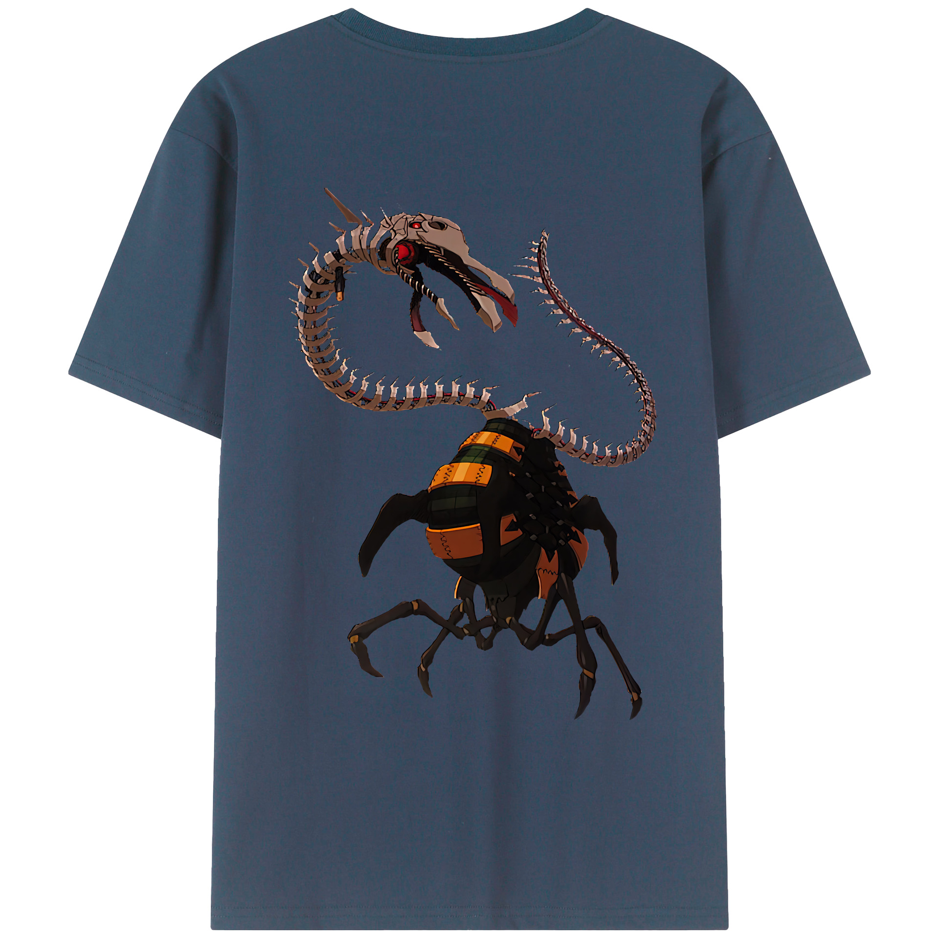 （画像用） EVA 新世紀エヴァンゲリオン 綿100％ メンズ半袖Tシャツ（バックプリント） 通気性