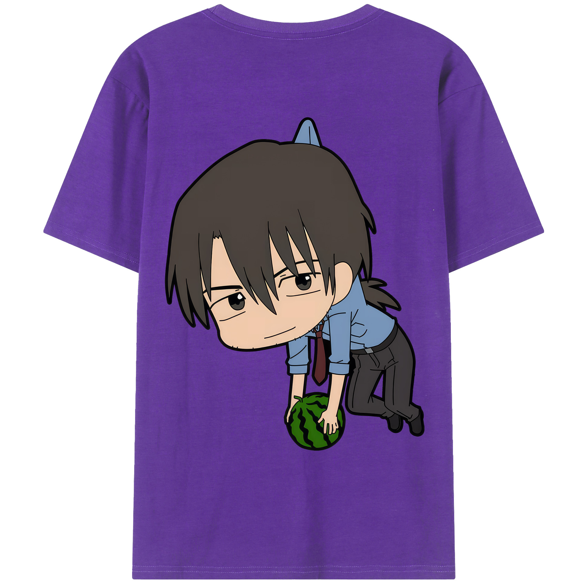 （画像用） EVA 新世紀エヴァンゲリオン 綿100％ メンズ半袖Tシャツ（バックプリント） 通気性