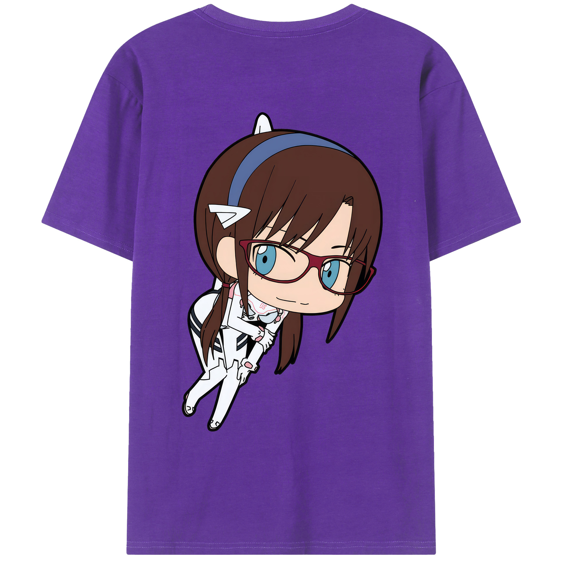 （画像用） EVA 新世紀エヴァンゲリオン 綿100％ メンズ半袖Tシャツ（バックプリント） 通気性