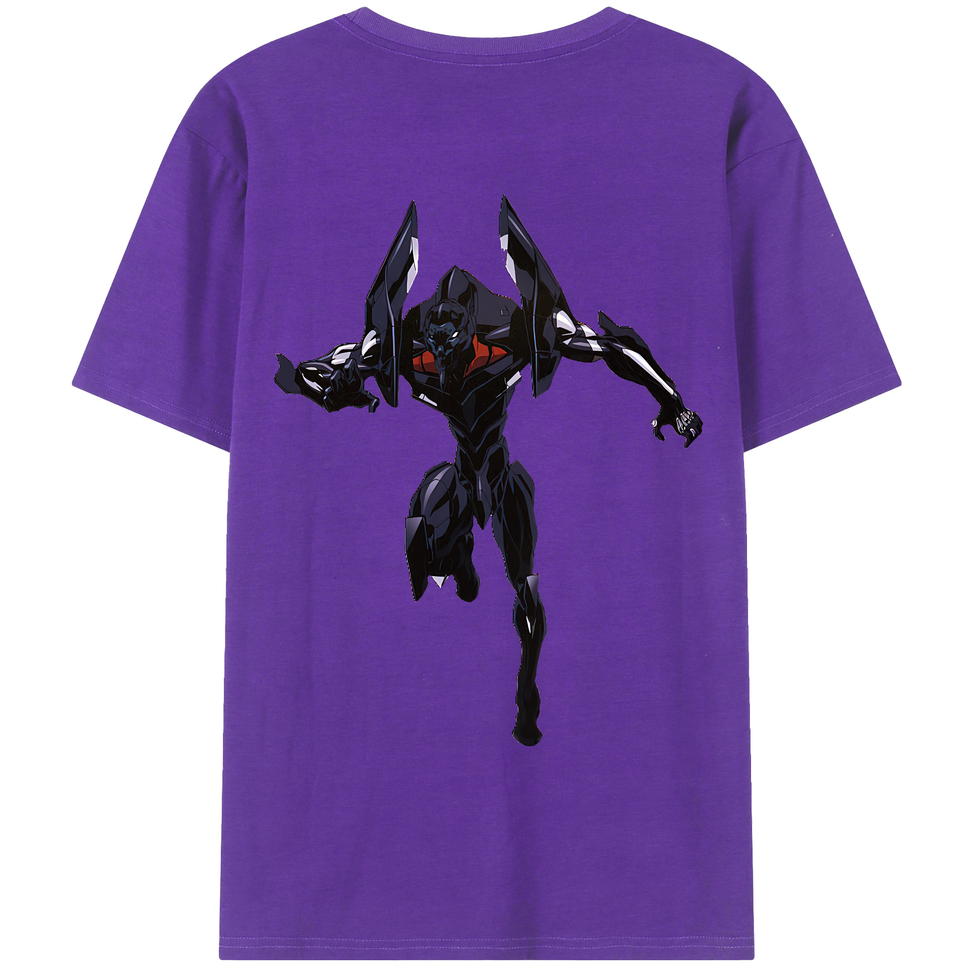 （画像用） EVA 新世紀エヴァンゲリオン 綿100％ メンズ半袖Tシャツ（バックプリント） 通気性