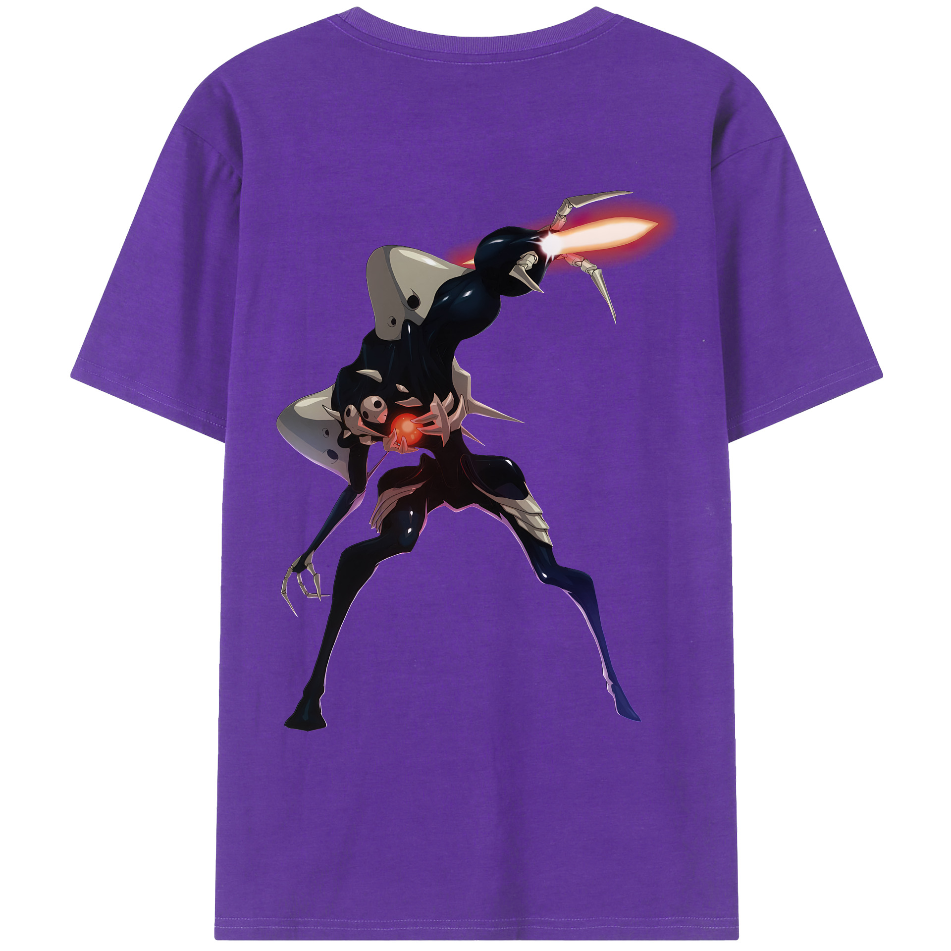 （画像用） EVA 新世紀エヴァンゲリオン 綿100％ メンズ半袖Tシャツ（バックプリント） 通気性