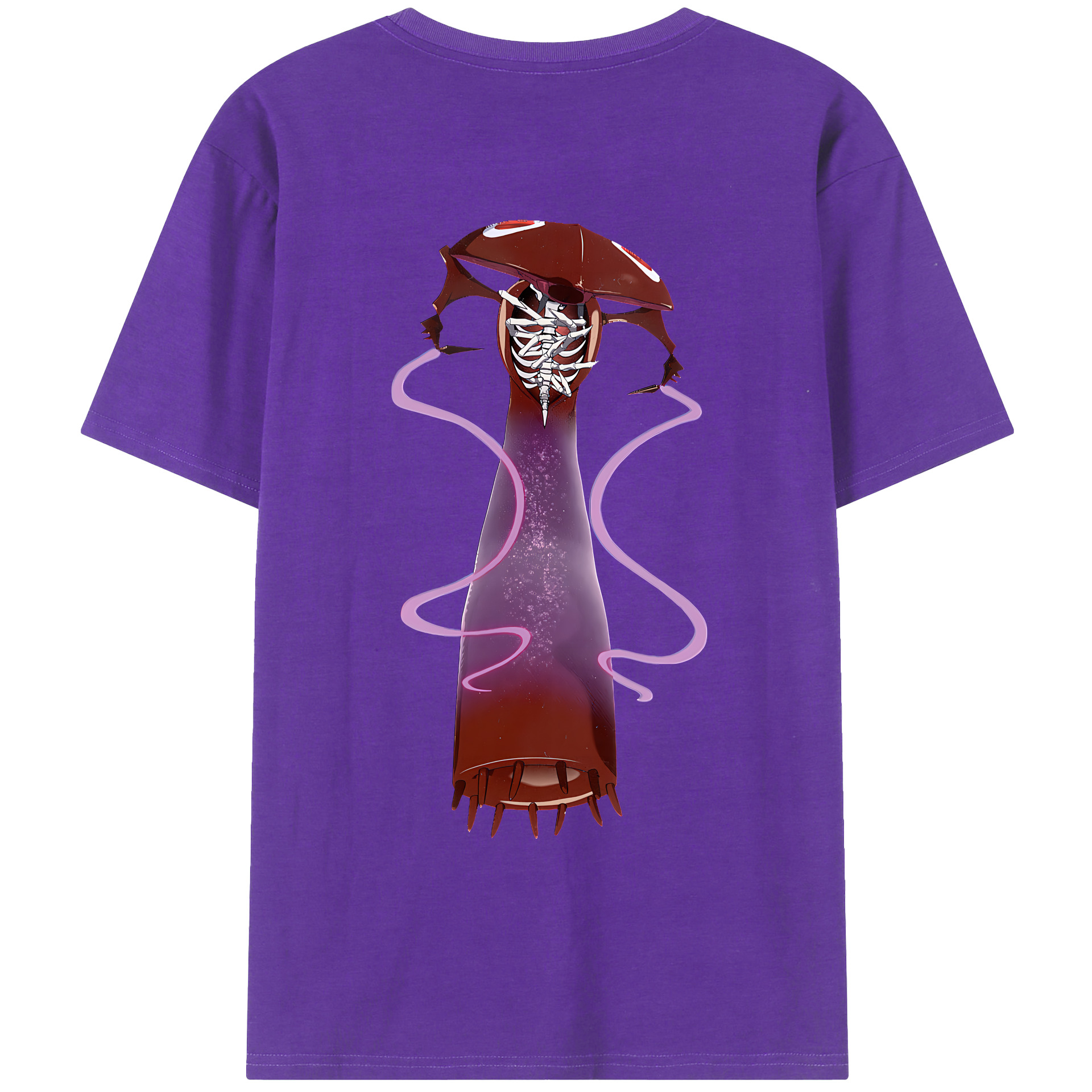 （画像用） EVA 新世紀エヴァンゲリオン 綿100％ メンズ半袖Tシャツ（バックプリント） 通気性