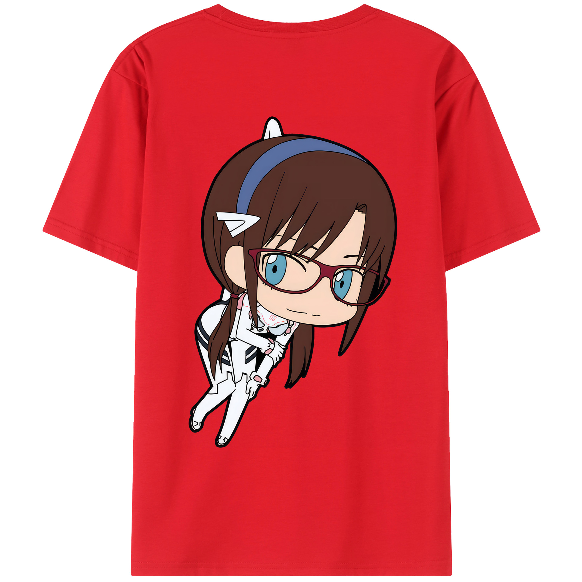 （画像用） EVA 新世紀エヴァンゲリオン 綿100％ メンズ半袖Tシャツ（バックプリント） 通気性