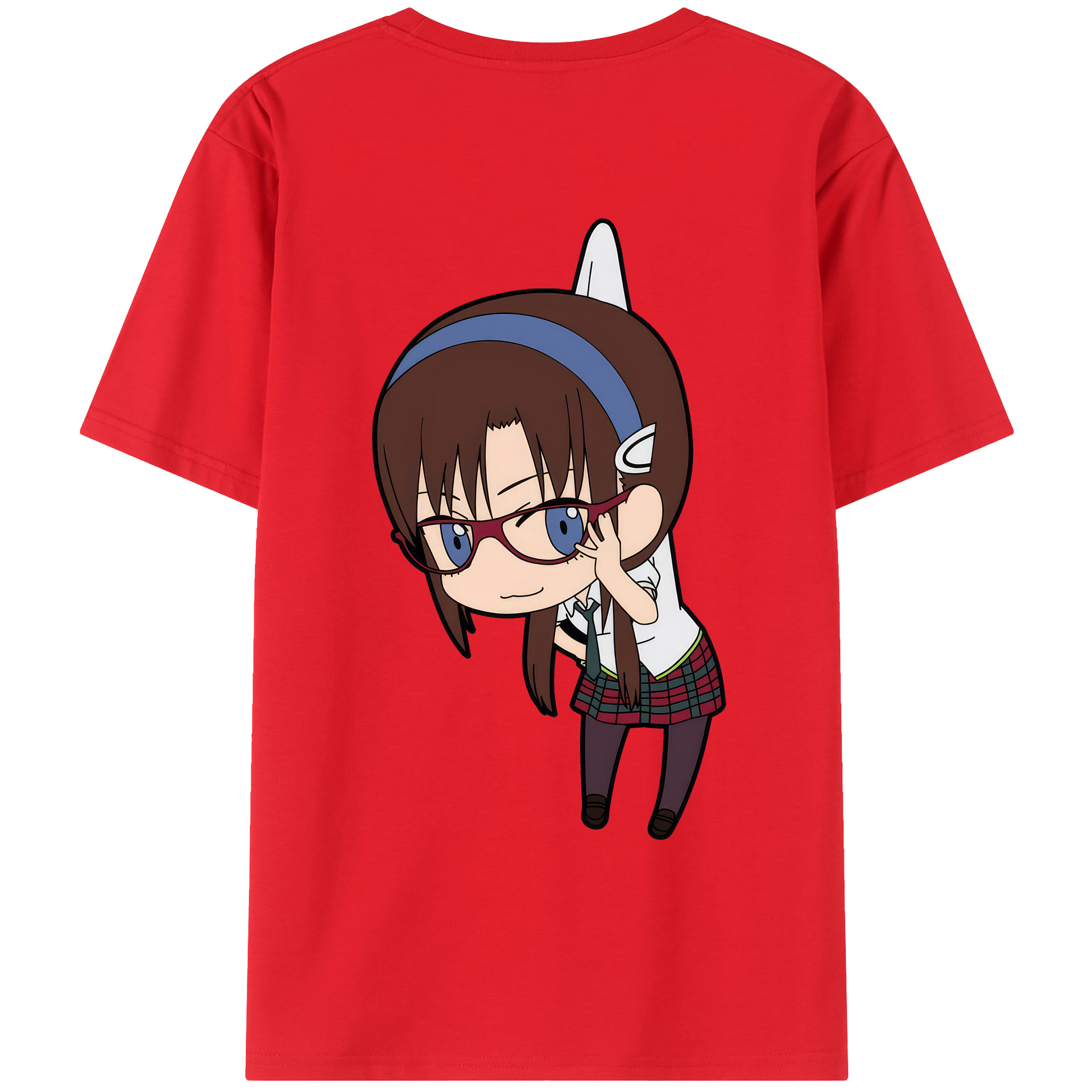 （画像用） EVA 新世紀エヴァンゲリオン 綿100％ メンズ半袖Tシャツ（バックプリント） 通気性