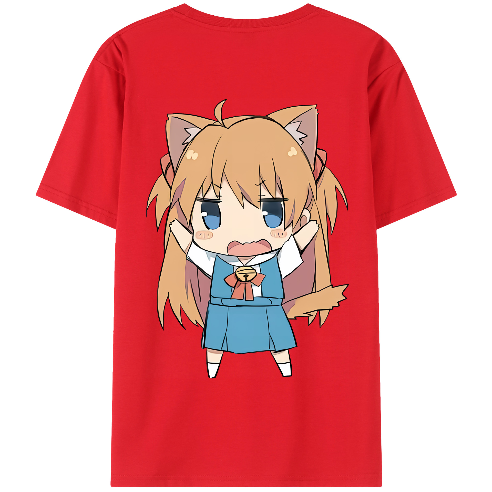 （画像用） EVA 新世紀エヴァンゲリオン 綿100％ メンズ半袖Tシャツ（バックプリント） 通気性