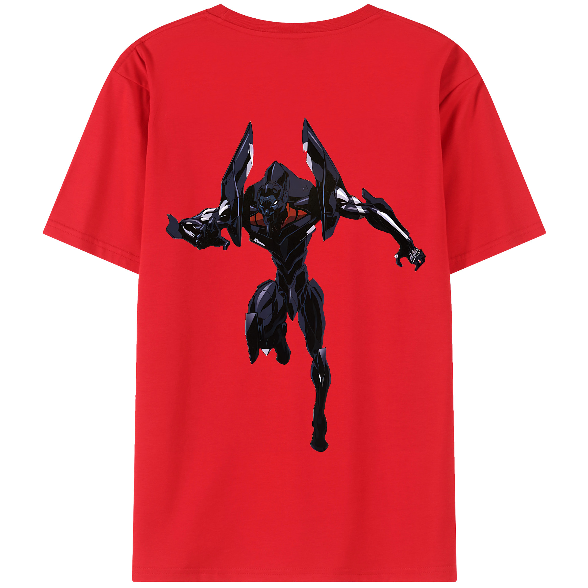 （画像用） EVA 新世紀エヴァンゲリオン 綿100％ メンズ半袖Tシャツ（バックプリント） 通気性