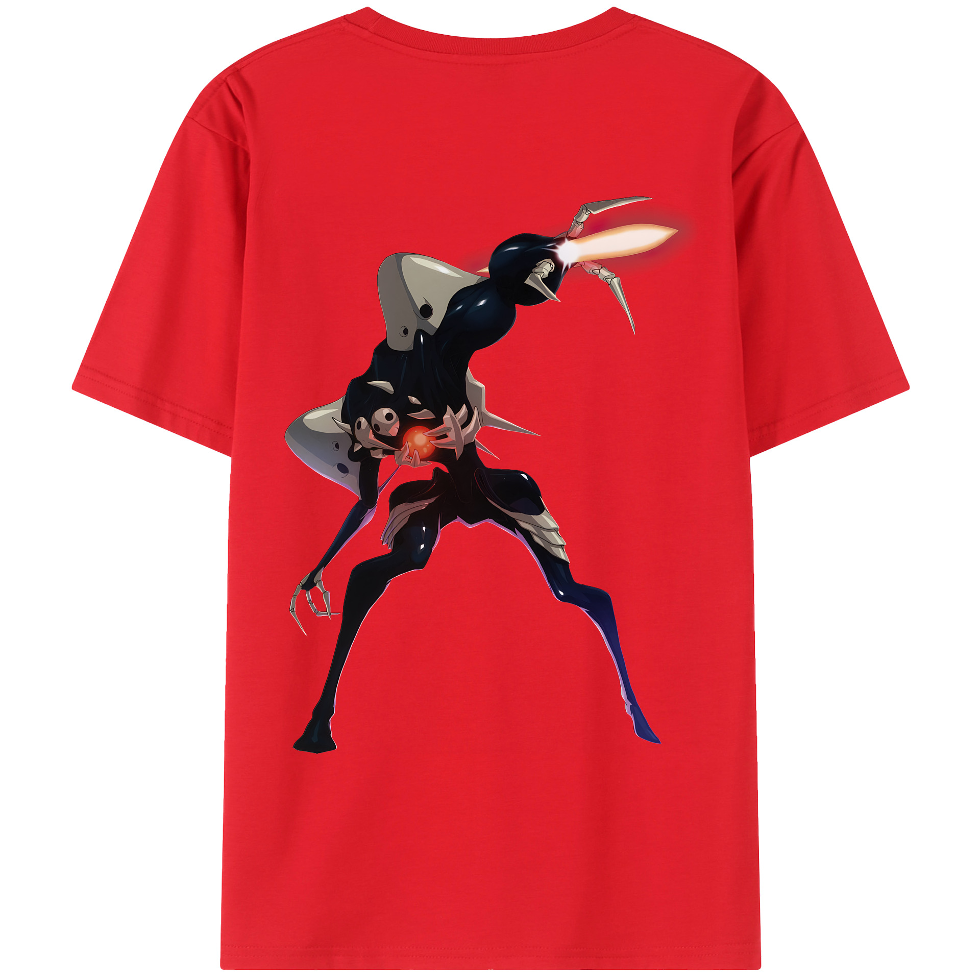 （画像用） EVA 新世紀エヴァンゲリオン 綿100％ メンズ半袖Tシャツ（バックプリント） 通気性