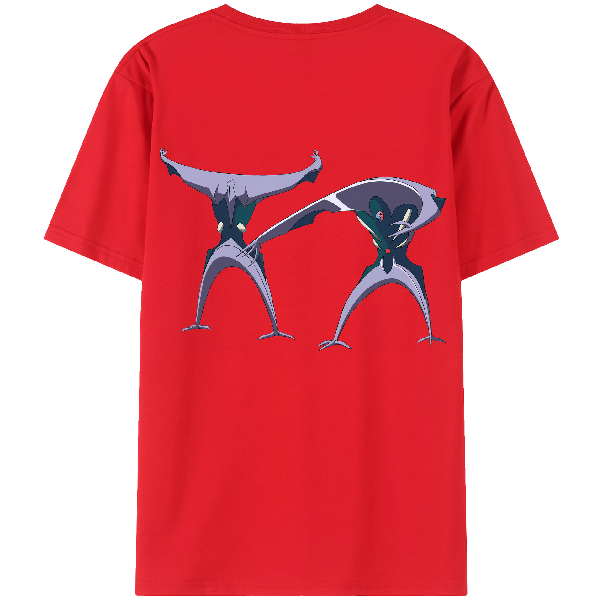 （画像用） EVA 新世紀エヴァンゲリオン 綿100％ メンズ半袖Tシャツ（バックプリント） 通気性