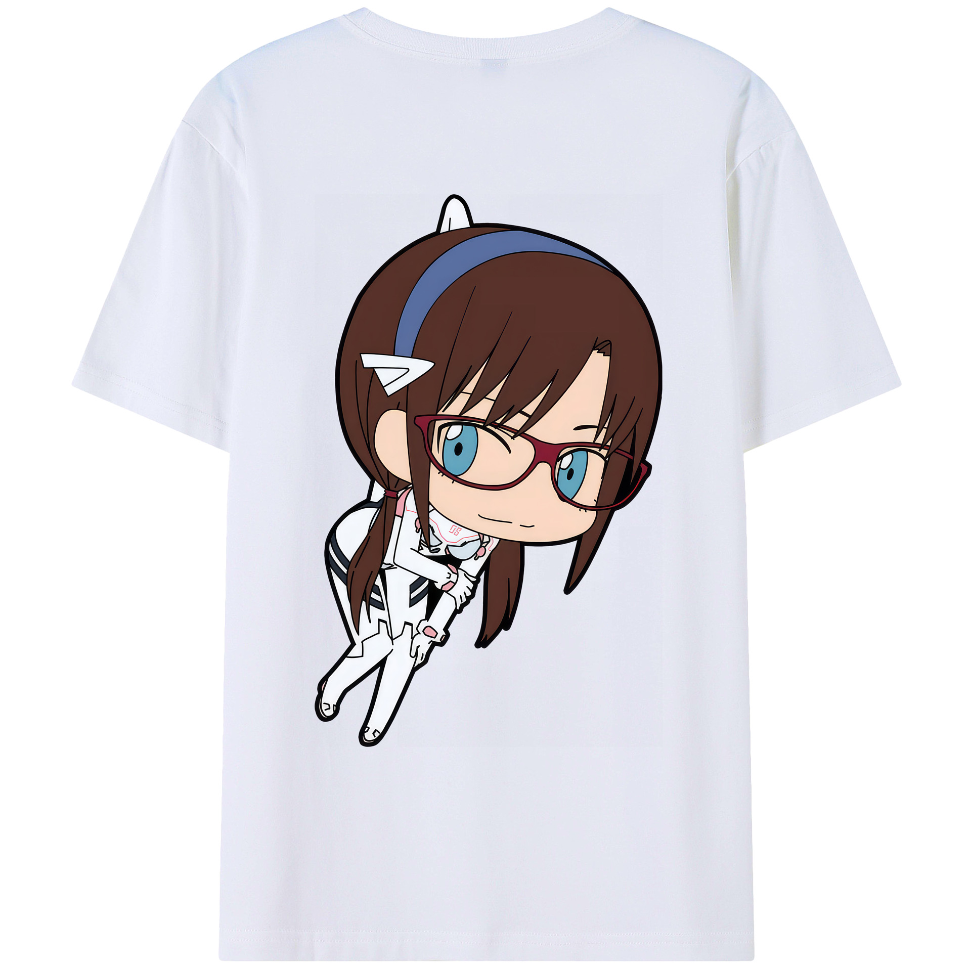 （画像用） EVA 新世紀エヴァンゲリオン 綿100％ メンズ半袖Tシャツ（バックプリント） 通気性